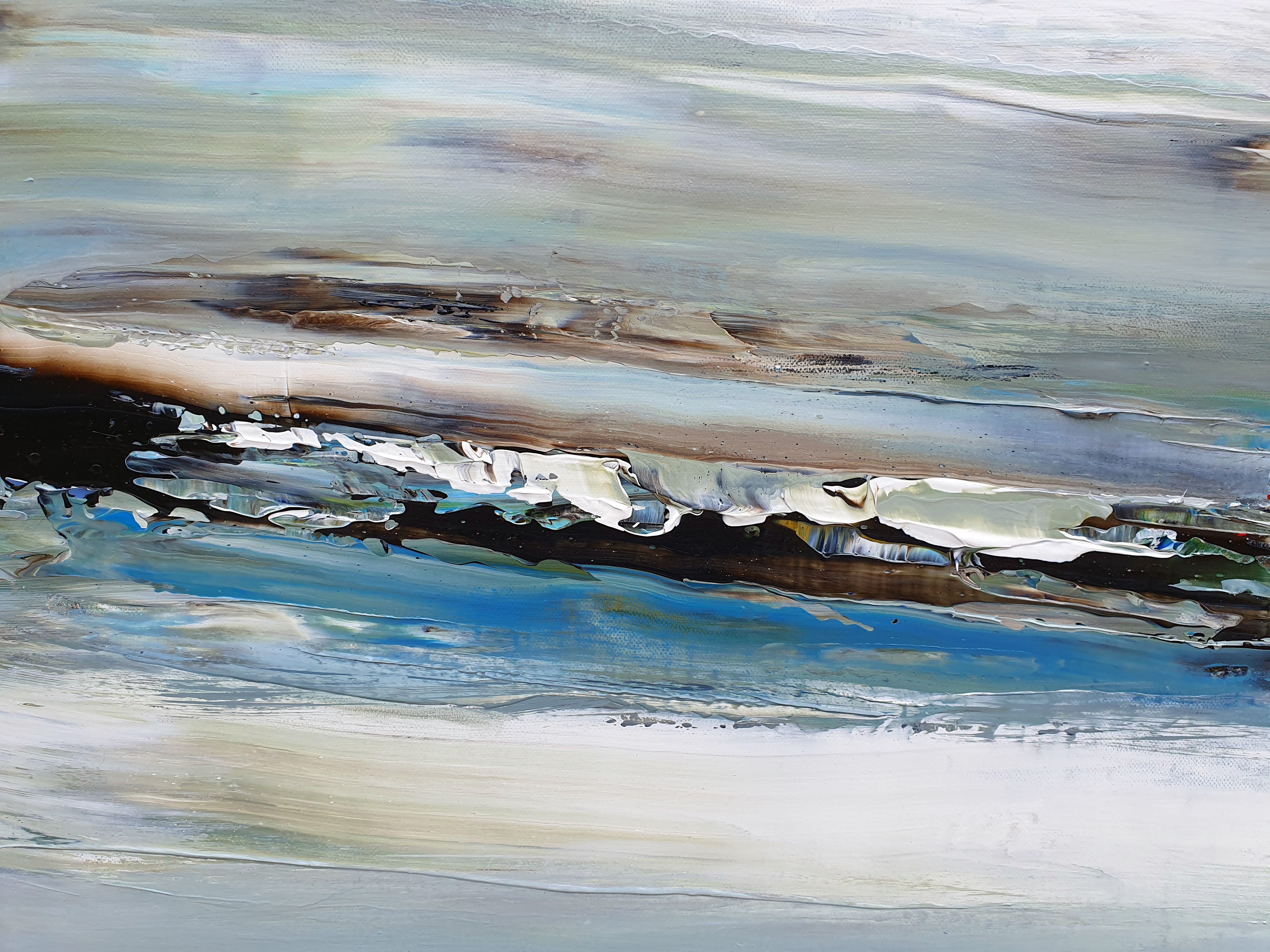 Tableau de RUELLE NICOLAS a pour titre ESCAPE style abstrait dim : RUELLE NICOLASprix:750