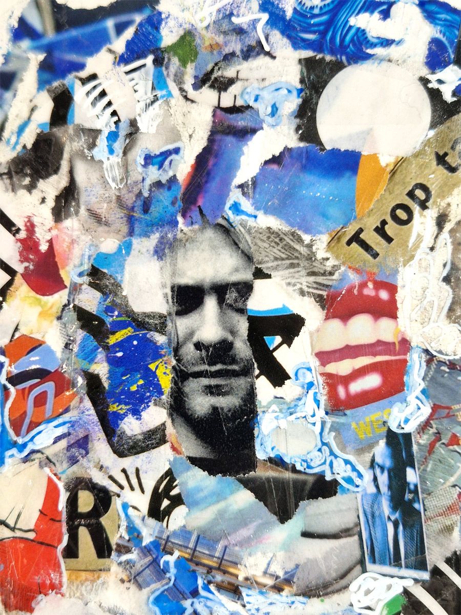 Editions d'art de FLOREPEA a pour titre Kurt style street art, graphique dim : FLOREPEAprix:80