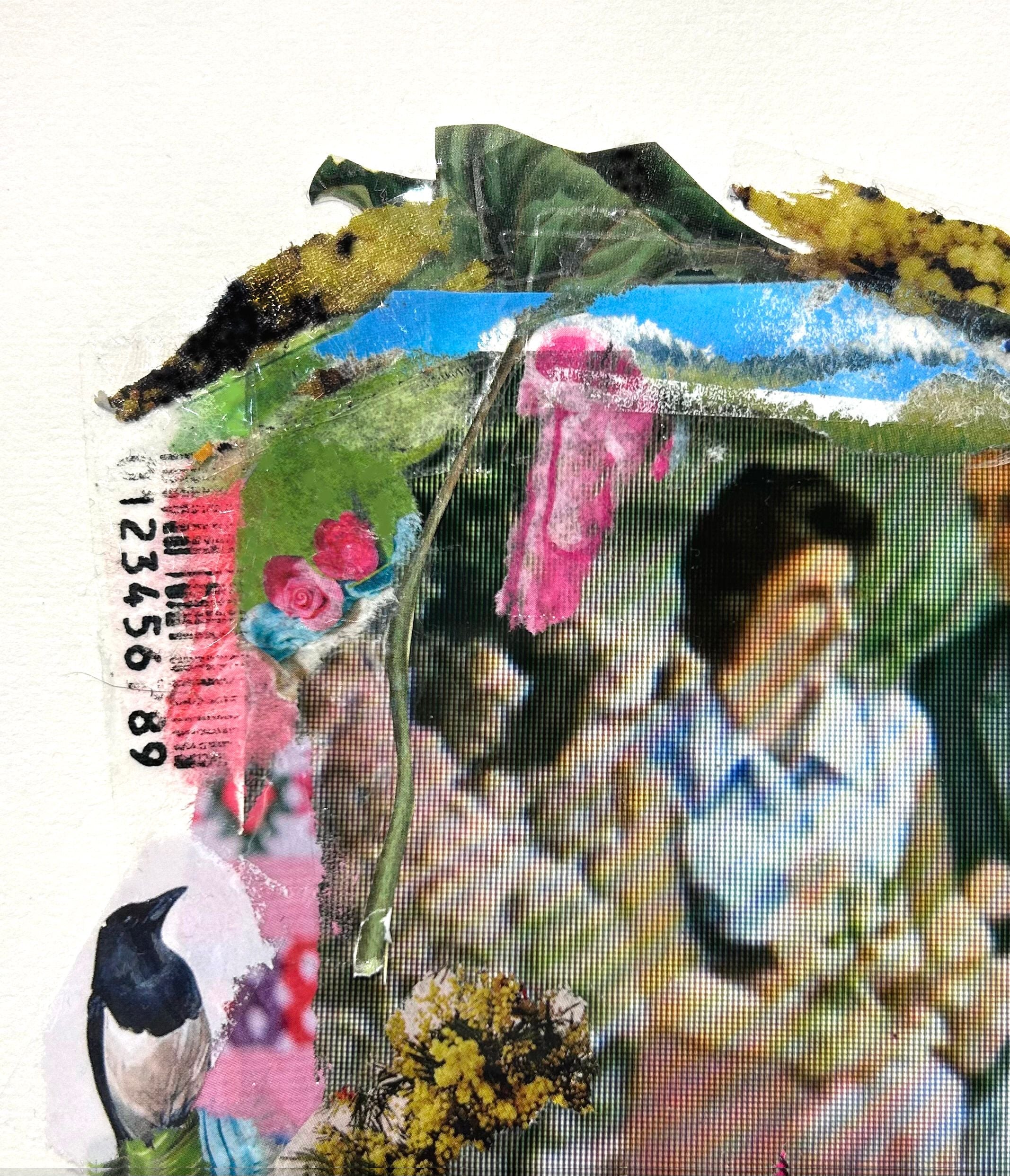 Editions d'art de FLOREPEA a pour titre Birdy Valentin style graphique dim : FLOREPEAprix:100