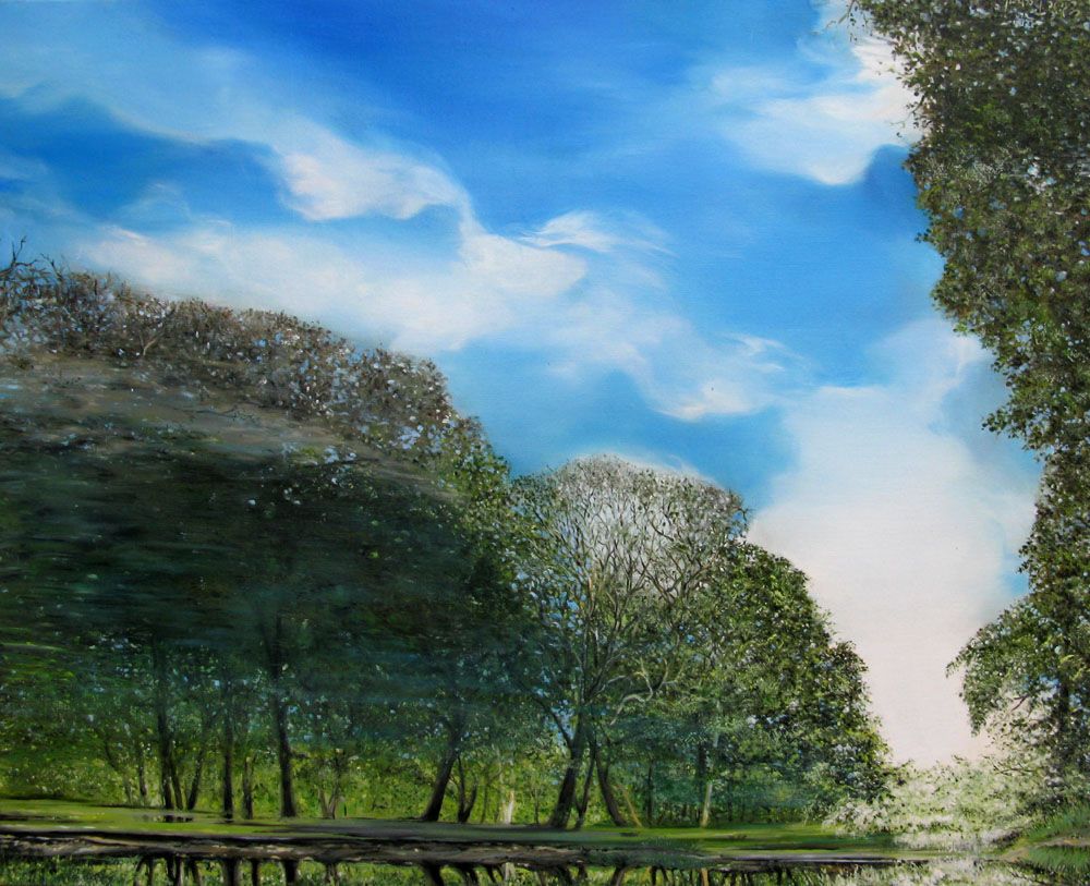 Tableau de ELISE BARAT a pour titre Source du planey II style figuratif dim : ELISE BARATprix:850