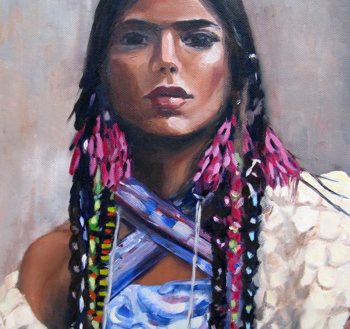 Tableau de EMILIE CREPIN a pour titre So what ! style figuratif dim : EMILIE CREPINprix:400