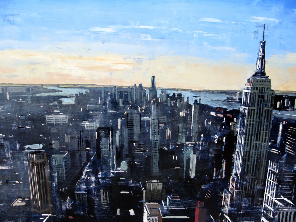 Tableau de ADRIEN FAVEAU a pour titre Empire State View style figuratif dim : ADRIEN FAVEAUprix:6000