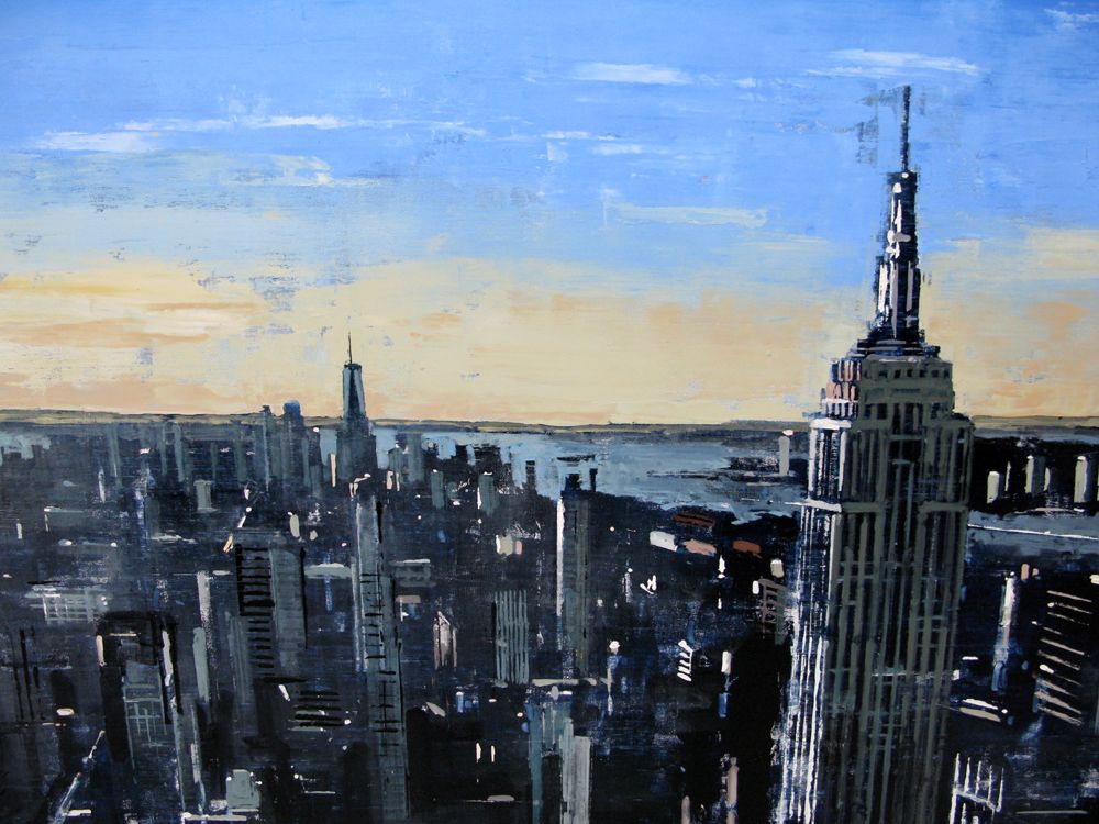 Tableau de ADRIEN FAVEAU a pour titre Empire State View style figuratif dim : ADRIEN FAVEAUprix:6000