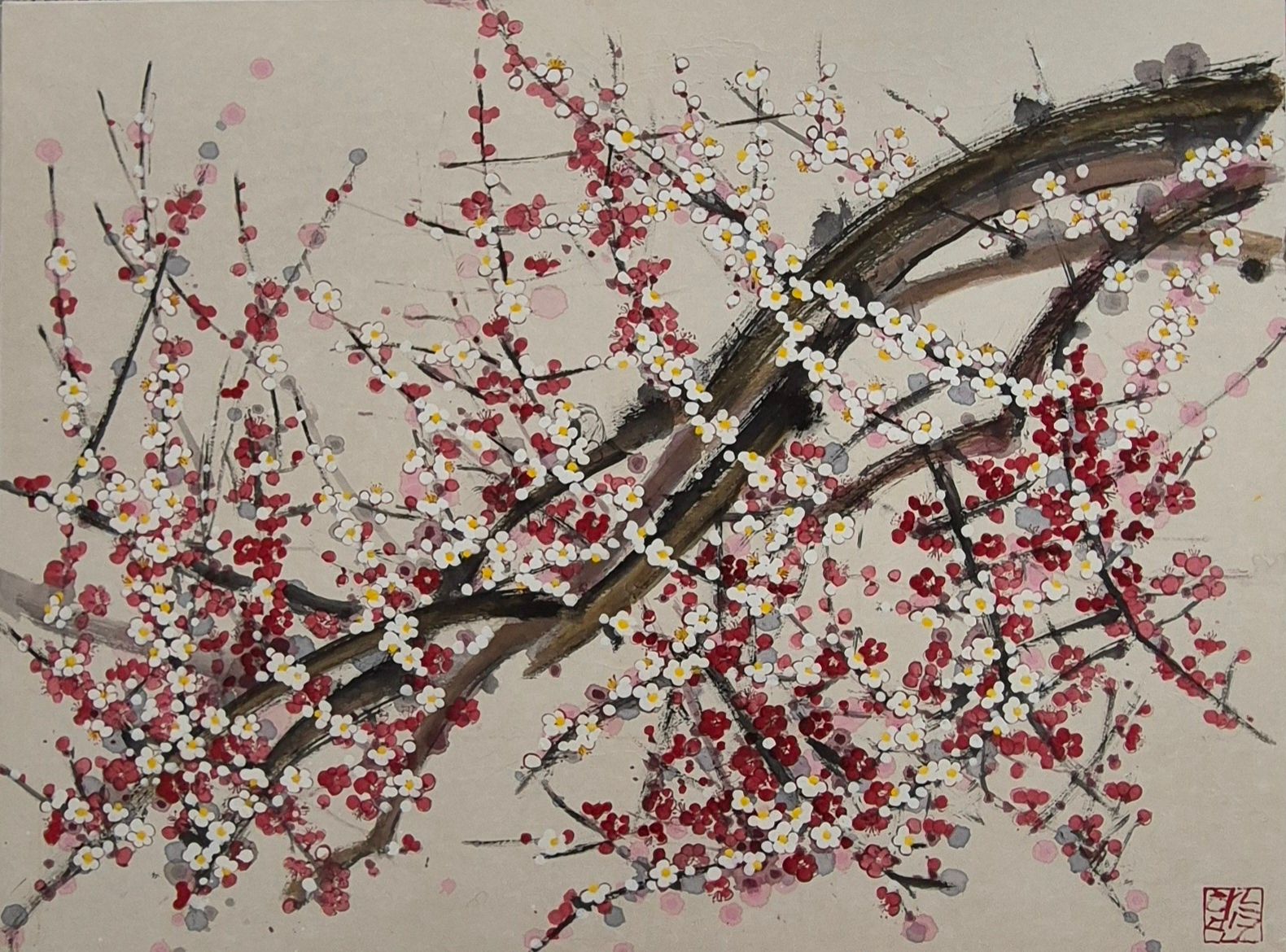 Tableau de JEONG MIN LEE a pour titre Ensemble style figuratif dim : JEONG MIN LEEprix:1100