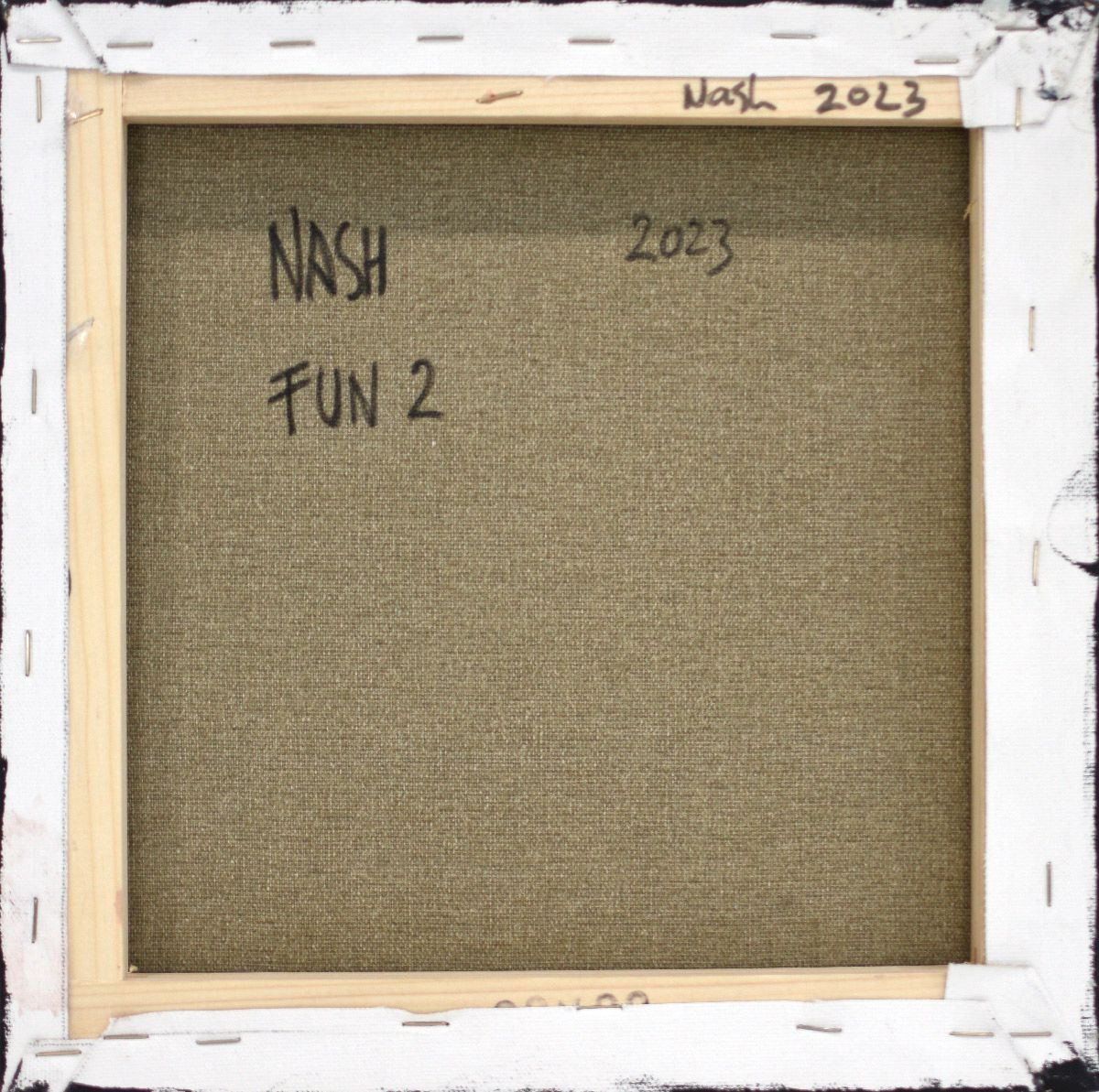 Tableau de NASH a pour titre FUN 2 style abstrait dim : NASHprix:150