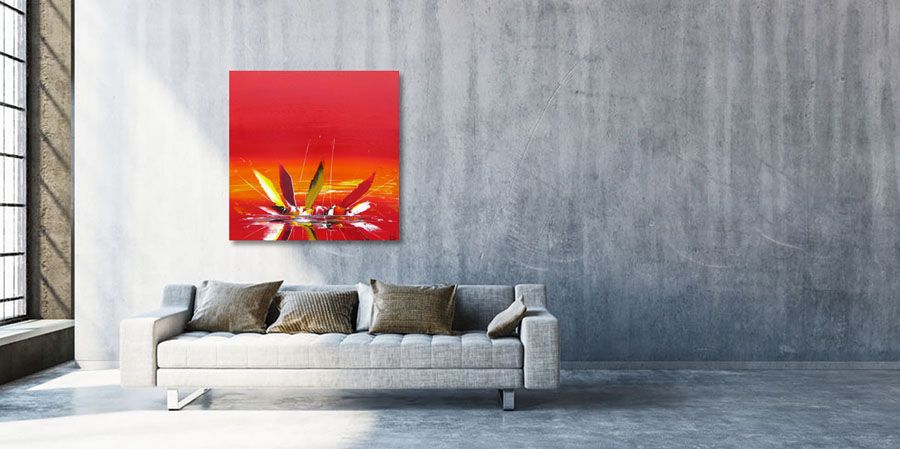 Tableau de F. BOUTET a pour titre MARINE F style figuratif dim : F. BOUTETprix: