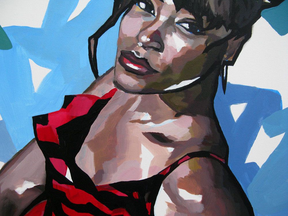 Tableau de FRESHA D a pour titre Aya style figuratif dim : FRESHA Dprix:480