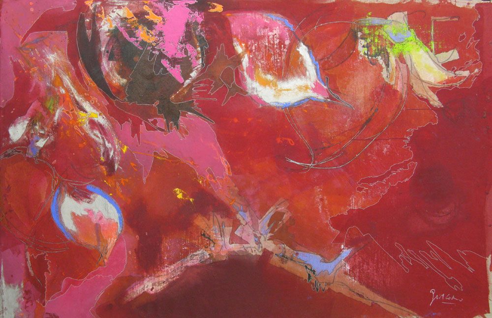 Tableau de GIACOMO a pour titre SERIE NATURE style abstrait dim : GIACOMOprix:2000