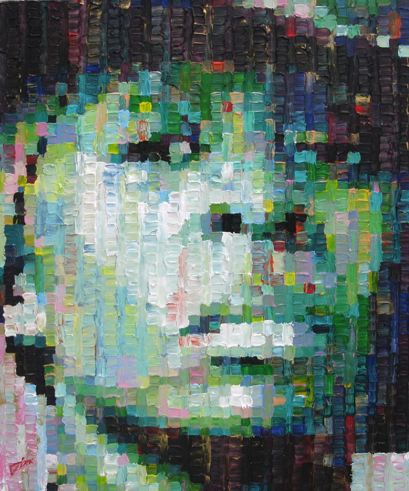Tableau de NICOLAS JESBAC a pour titre HARRIET TUBMAN style figuratif, graphique dim : NICOLAS JESBACprix:1000