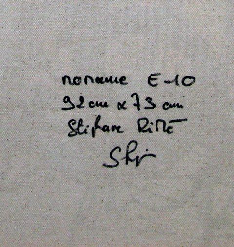 Tableau de STEPHANE RIME a pour titre Noname E10 style abstrait dim : STEPHANE RIMEprix:690