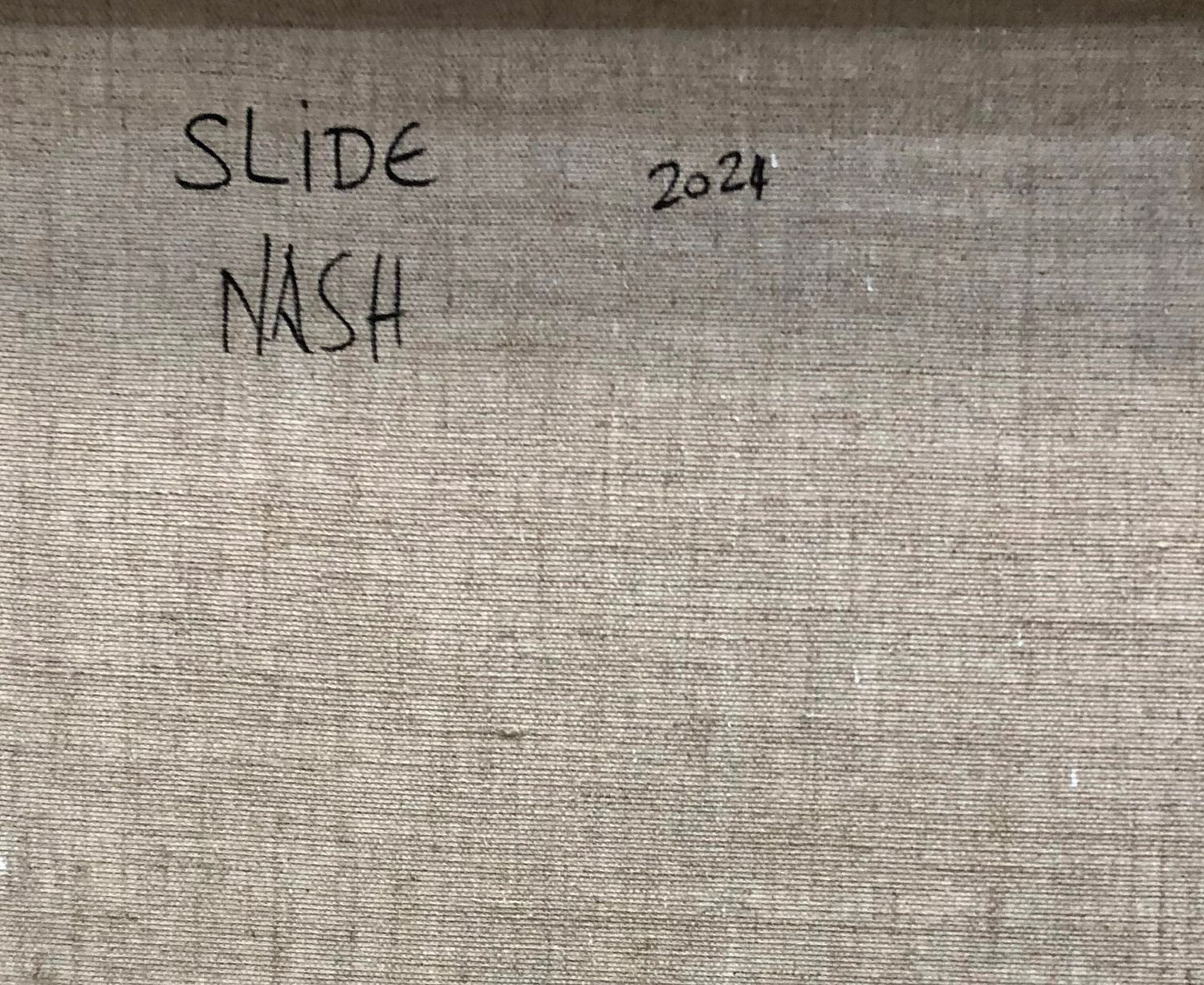Tableau de NASH a pour titre Peinture abstraite : Slide style abstrait dim : NASHprix:850