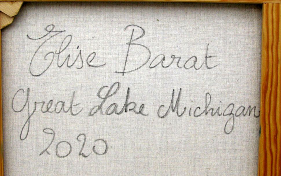 Tableau de ELISE BARAT a pour titre Great lake Michigan style figuratif dim : ELISE BARATprix:2000