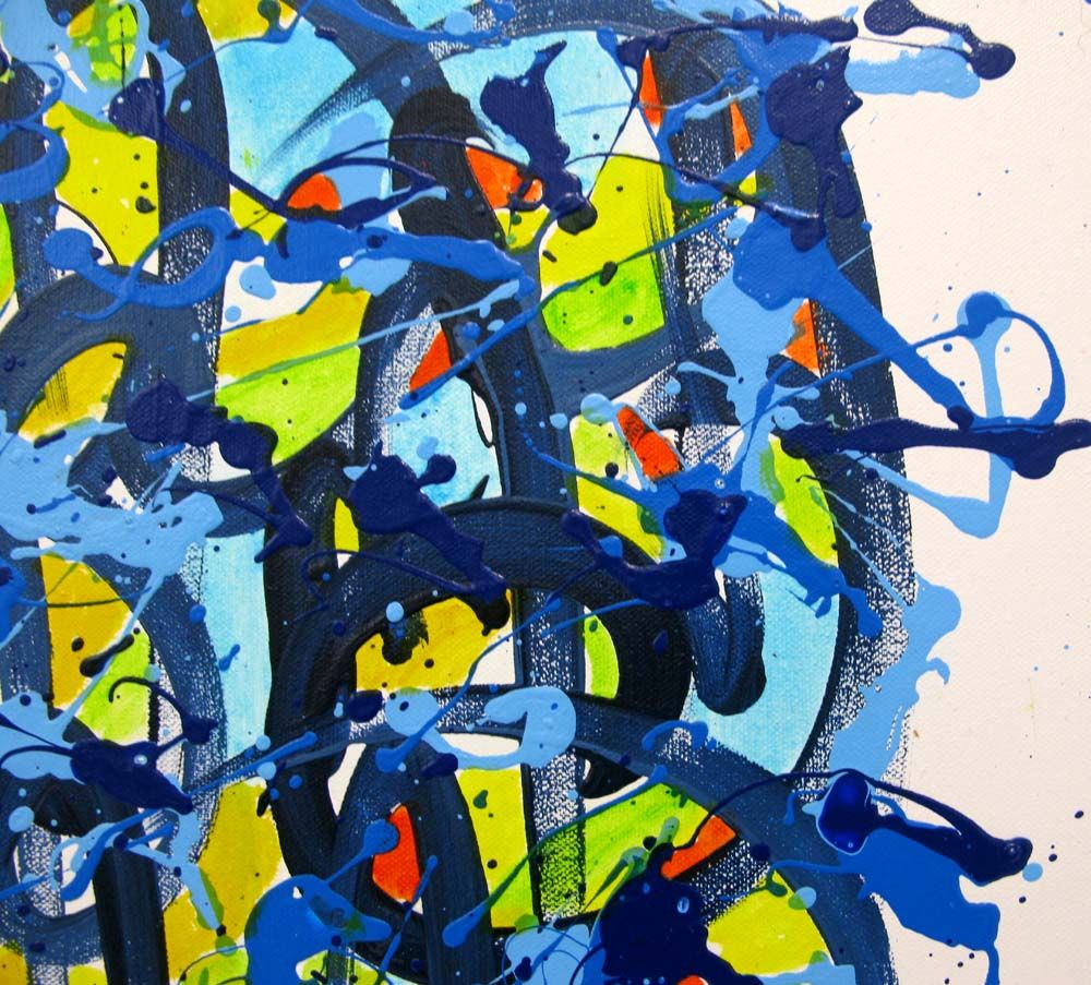 Tableau de STEPHANE RIME a pour titre Noname E44 style abstrait dim : STEPHANE RIMEprix:250