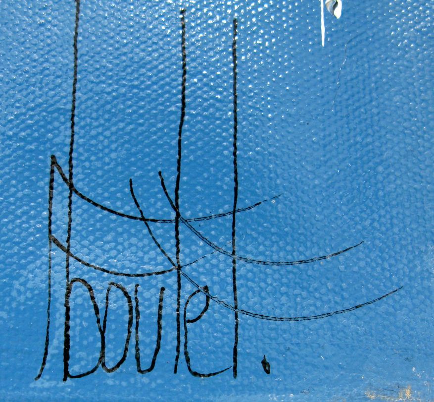Tableau de F. BOUTET a pour titre MARINE ABSTRAITE 2024-60 style abstrait dim : F. BOUTETprix:700
