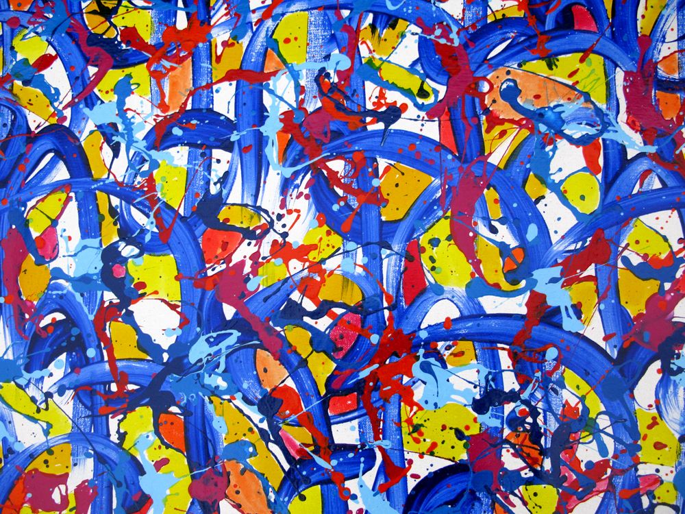 Tableau de STEPHANE RIME a pour titre No name E56 style abstrait dim : STEPHANE RIMEprix:2000