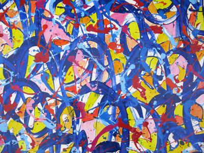 Tableau de STEPHANE RIME a pour titre No name E61 style abstrait dim : STEPHANE RIMEprix:1200