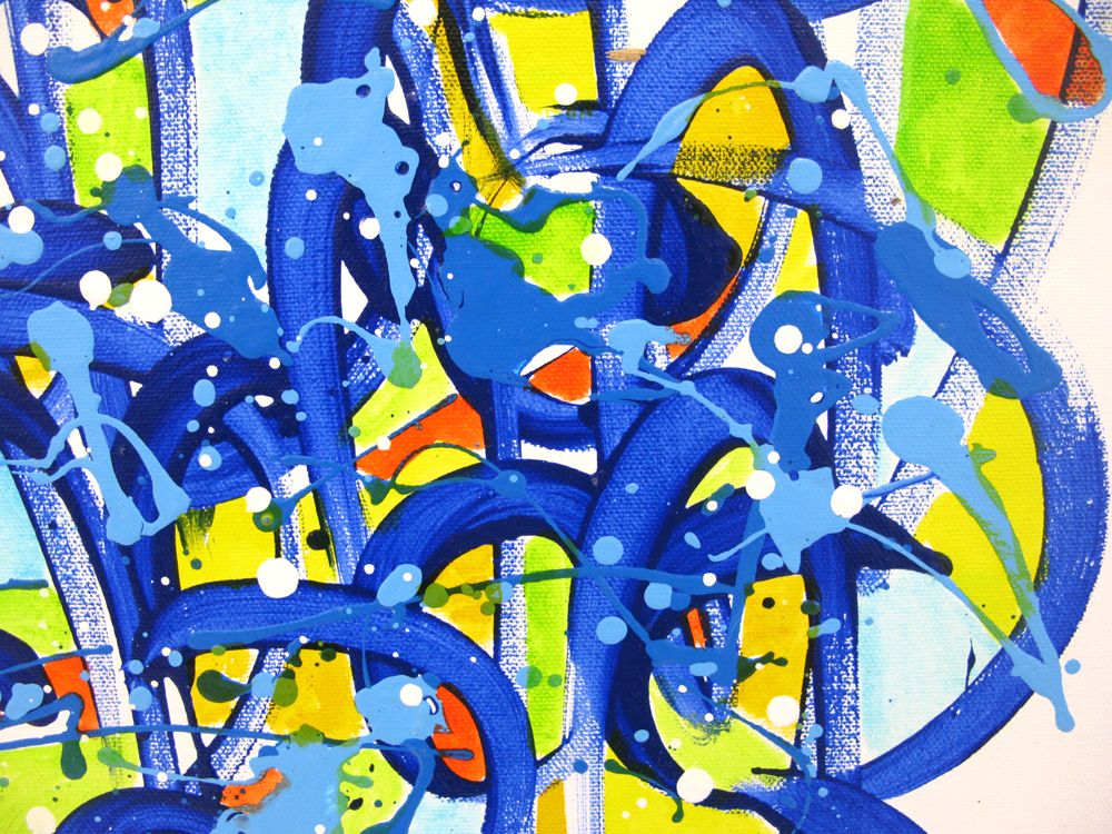 Tableau de STEPHANE RIME a pour titre Noname E42 style abstrait dim : STEPHANE RIMEprix:230