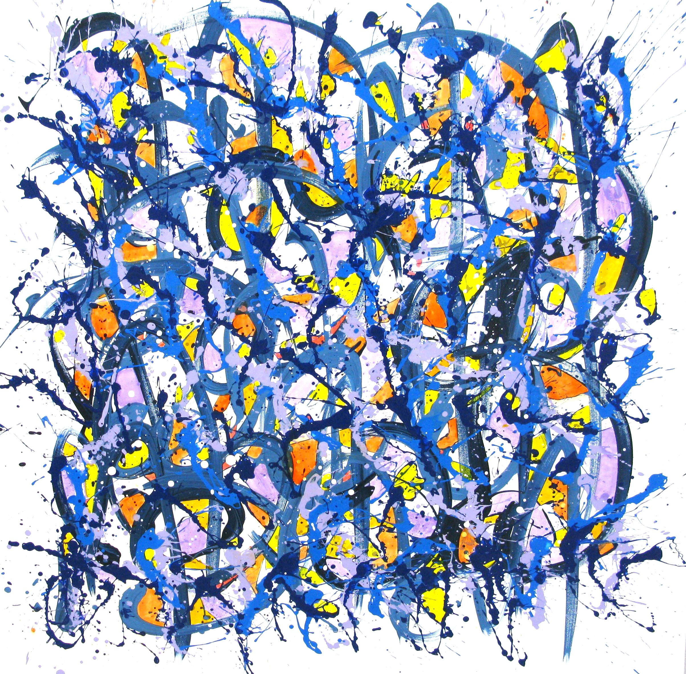 Tableau de STEPHANE RIME a pour titre noname E5 style abstrait dim : STEPHANE RIMEprix:850