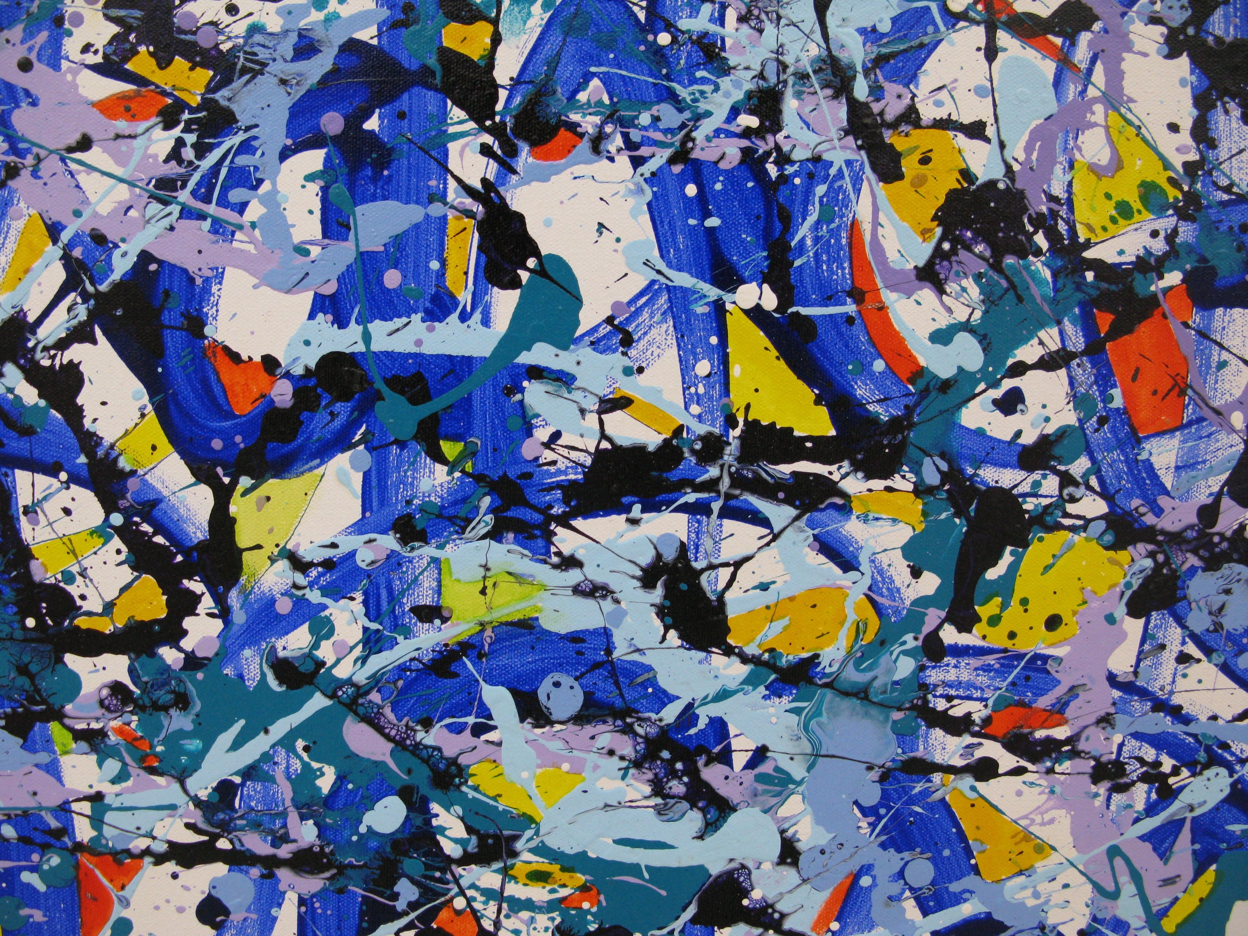 Tableau de STEPHANE RIME a pour titre NO NAME D50 style abstrait dim : STEPHANE RIMEprix:850
