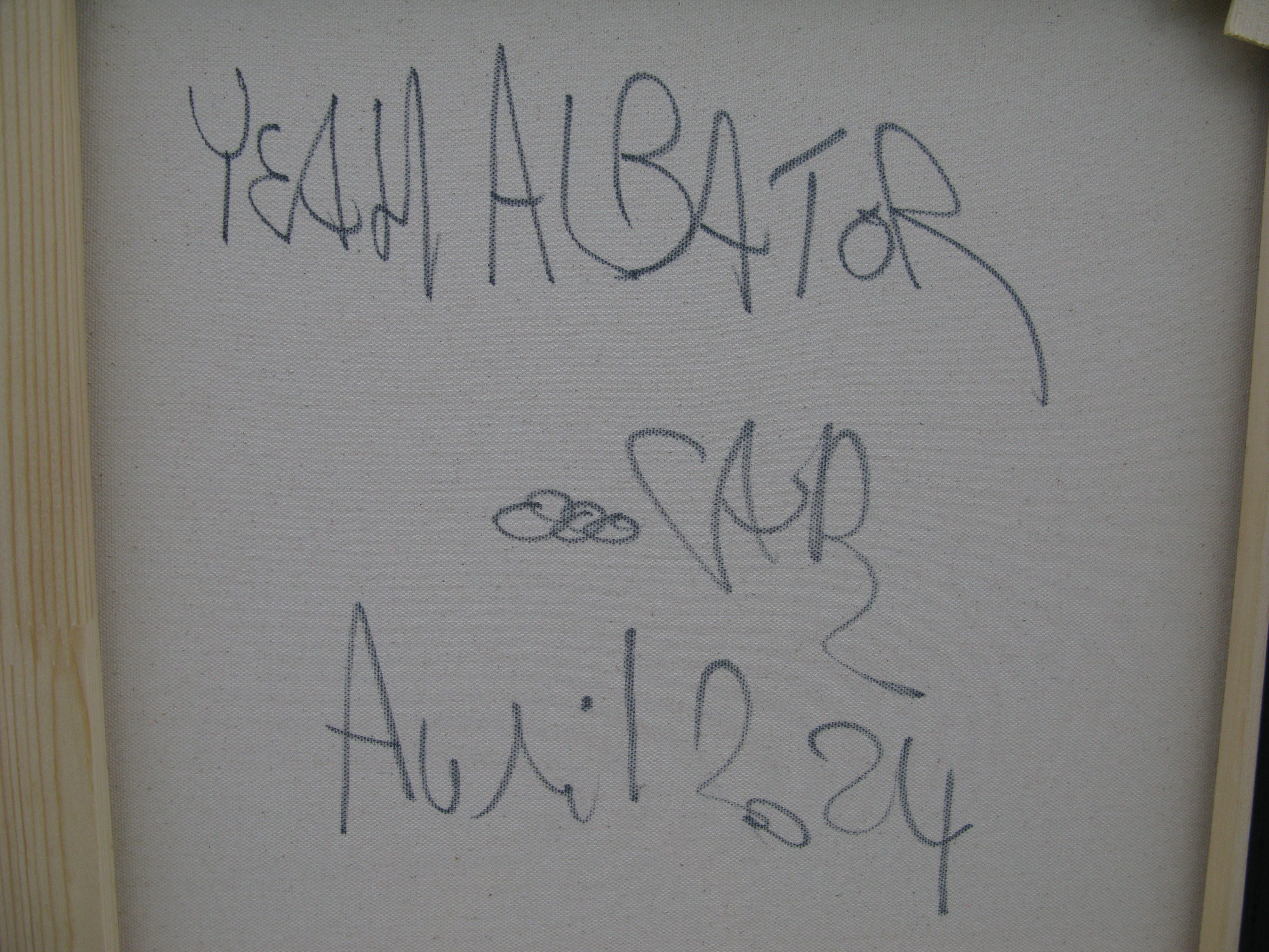 Tableau de RICO SAB a pour titre Yeah Albator style street pop art, street art dim : RICO SABprix:600