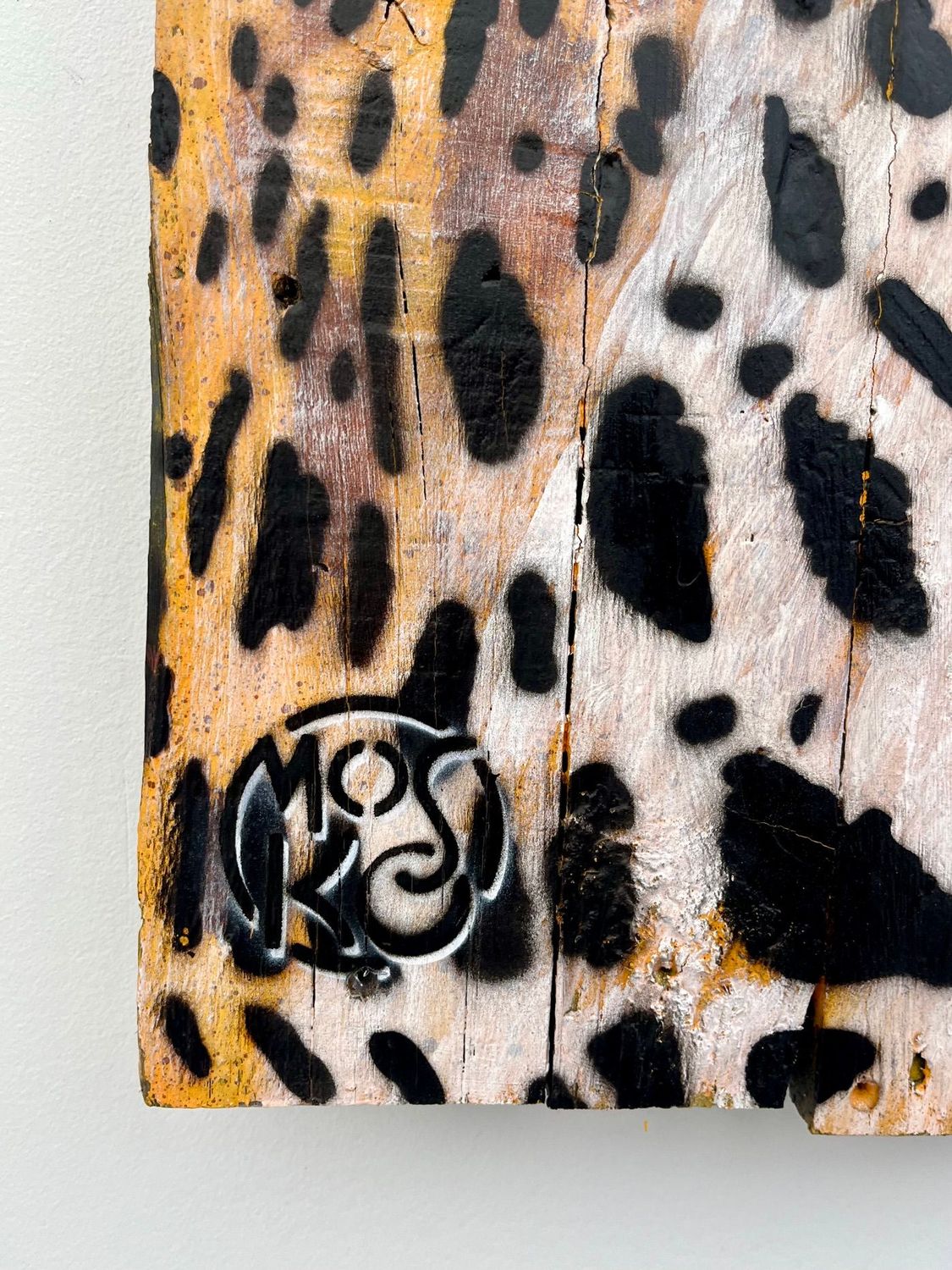 Tableau de MOSKO a pour titre Buste jaguar style street art dim : MOSKOprix:2600