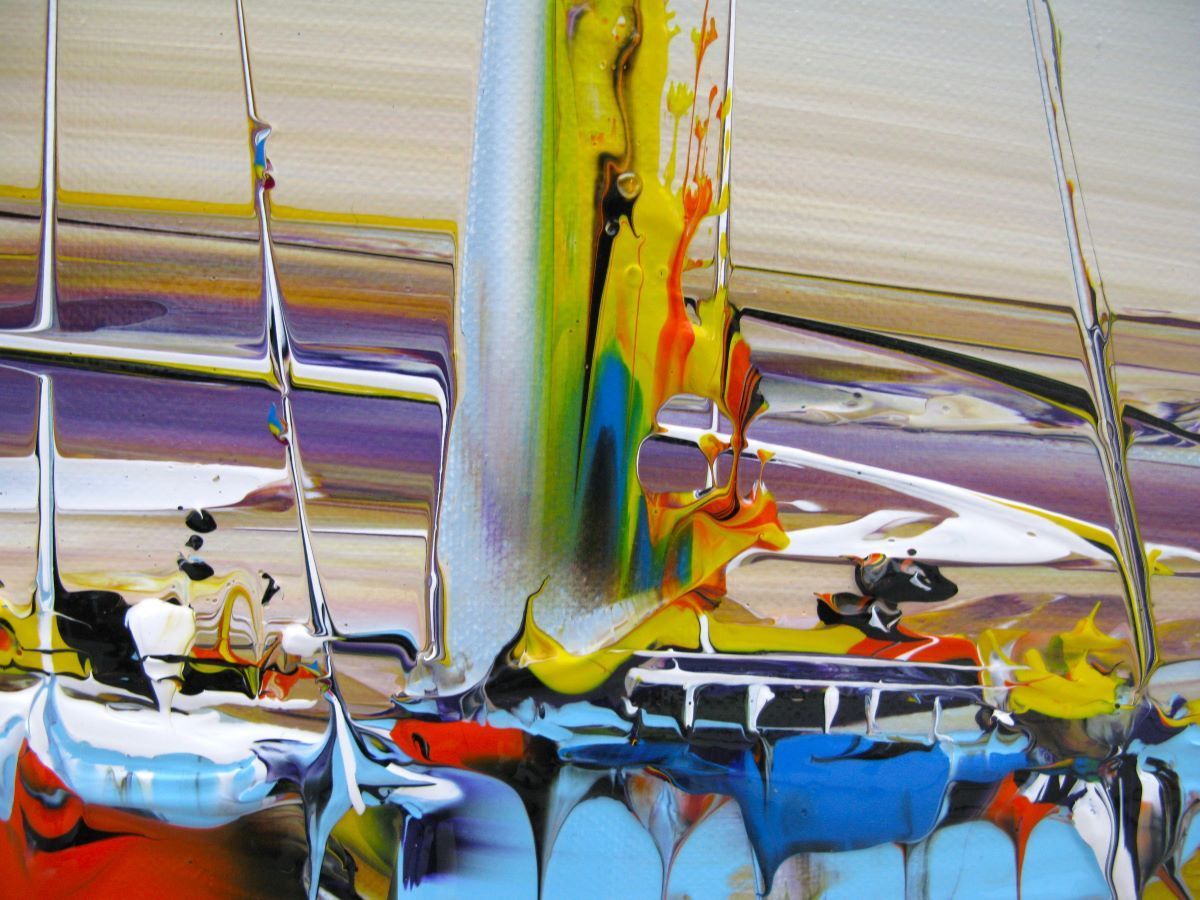 Tableau de F. BOUTET a pour titre Marine abstraite 2024-65 style figuratif dim : F. BOUTETprix:800