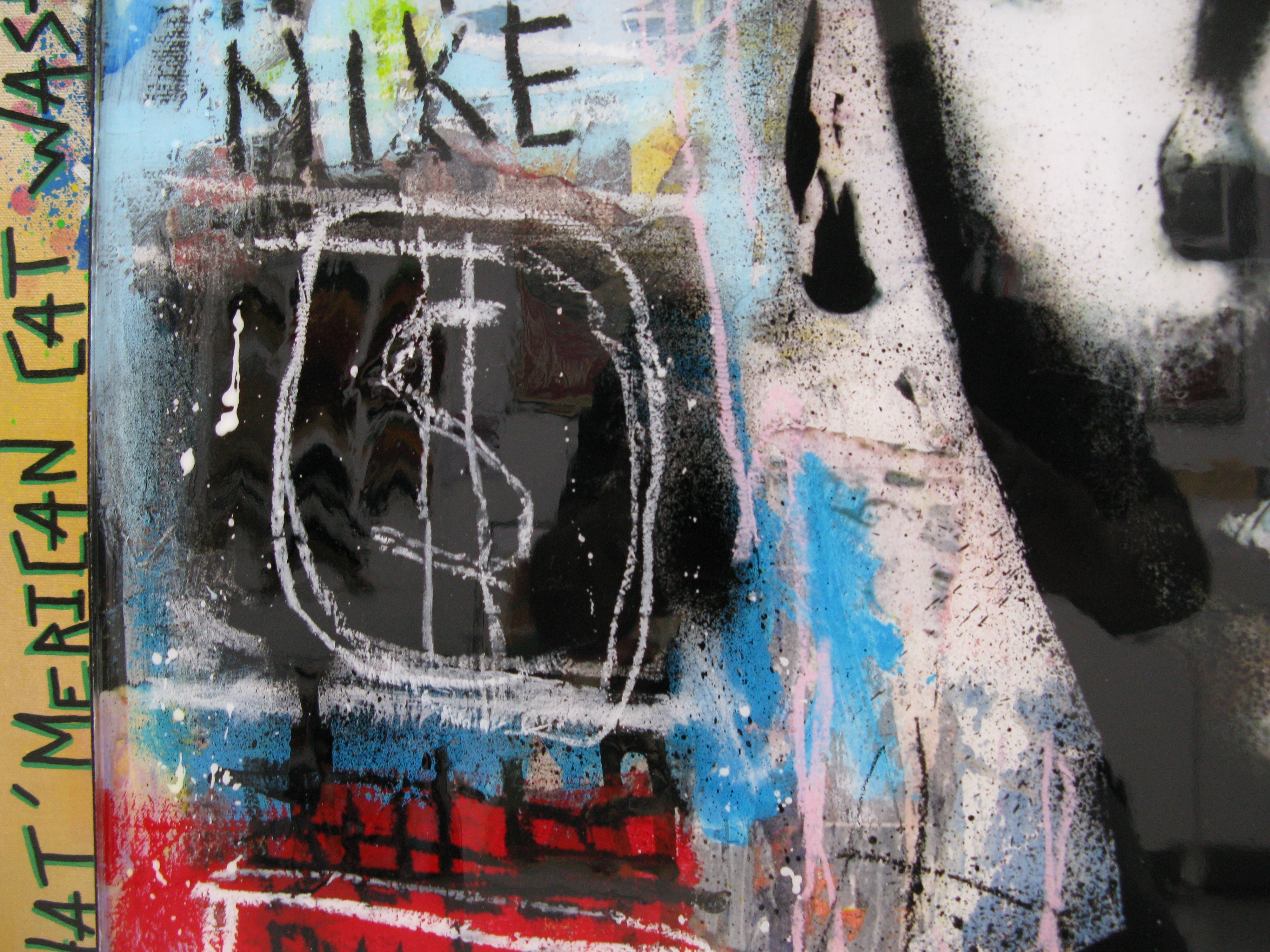 Tableau de THIERRY RASINE a pour titre Jordan style street pop art dim : THIERRY RASINEprix:1100