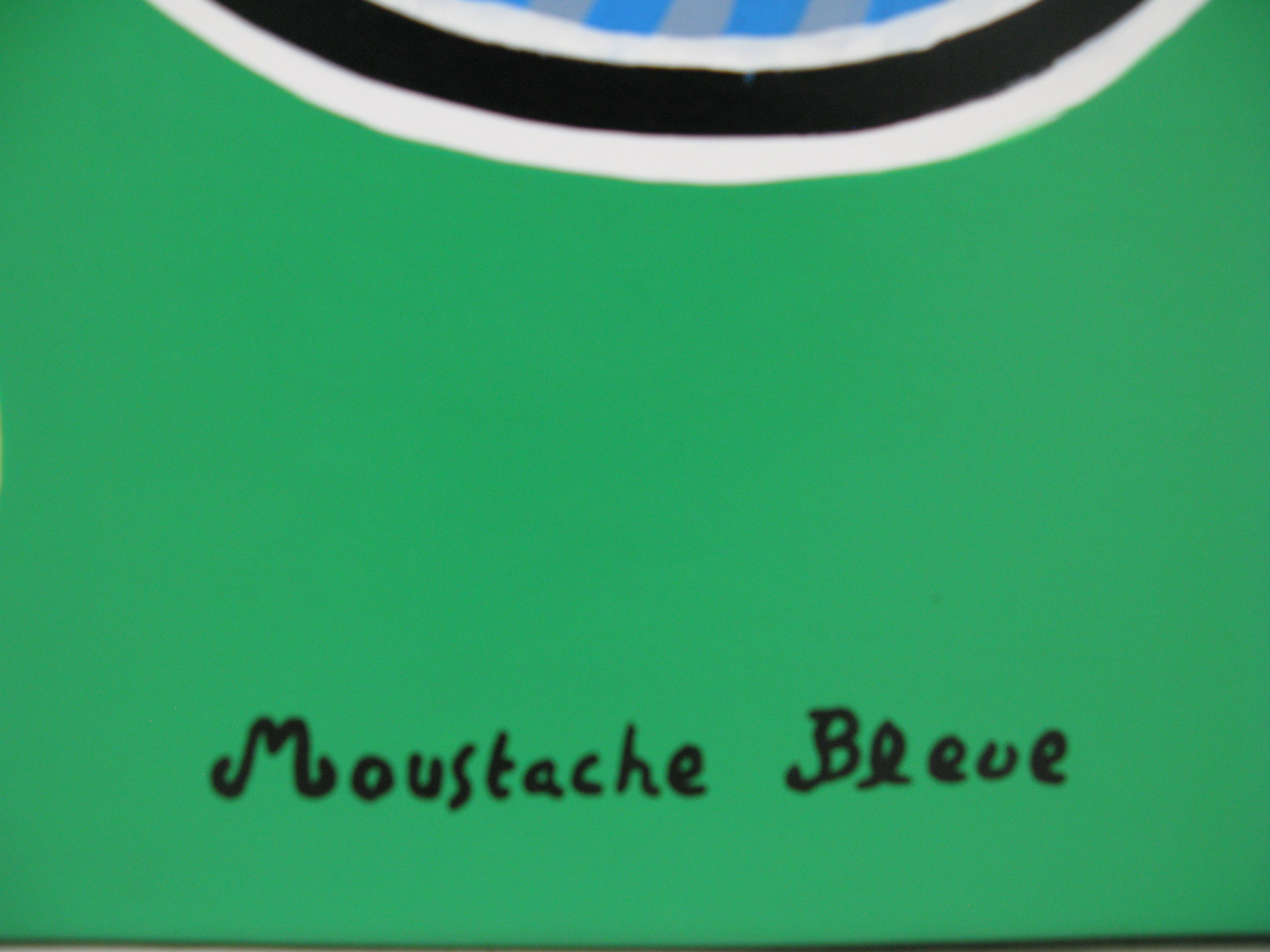 Tableau de MOUSTACHE BLEUE a pour titre J'aime danser et m'envoler style figuratif dim : MOUSTACHE BLEUEprix:850