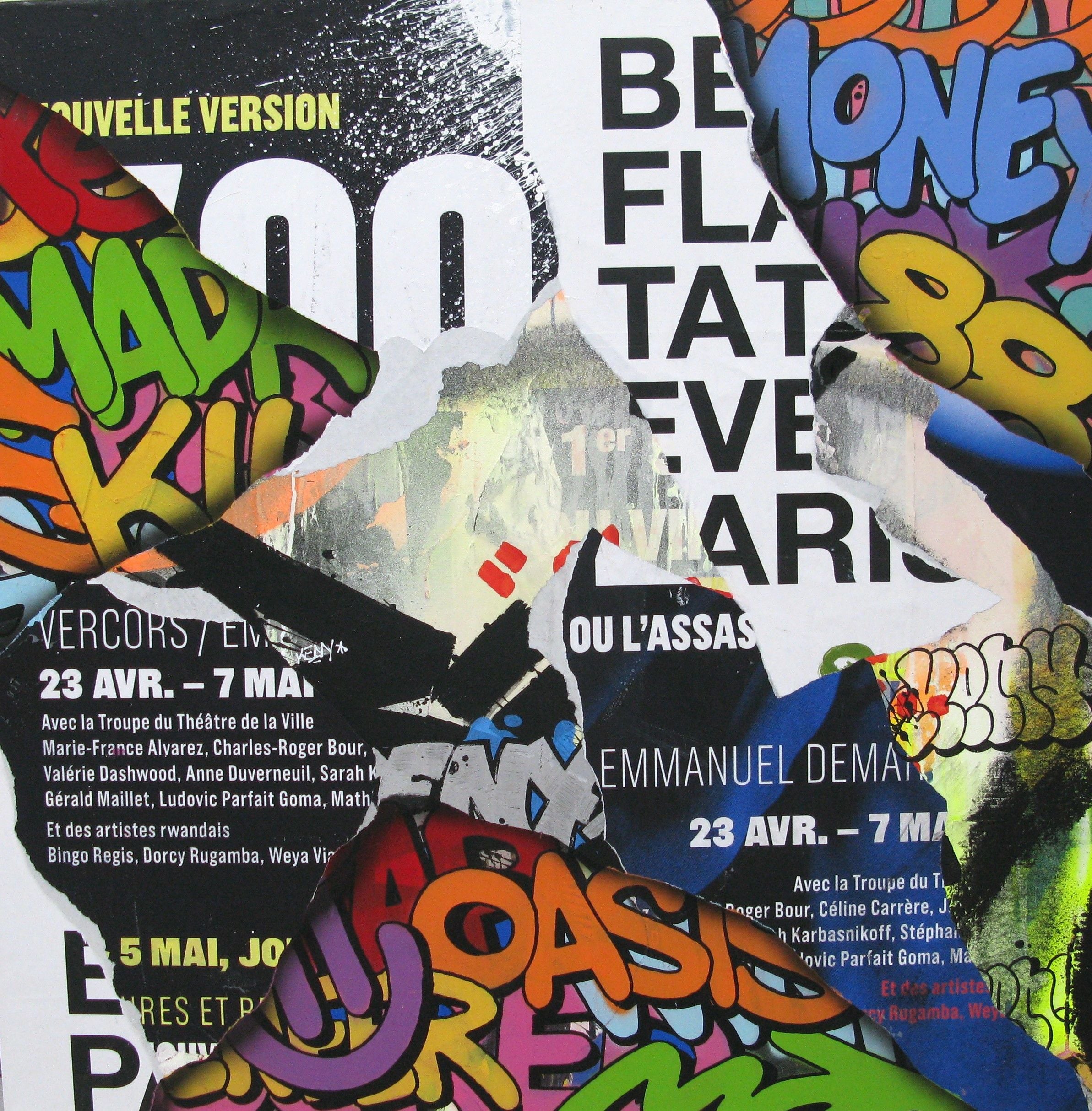 Tableau de KENY a pour titre COLORAMAX 4 style graffiti, street art dim : KENYprix:800