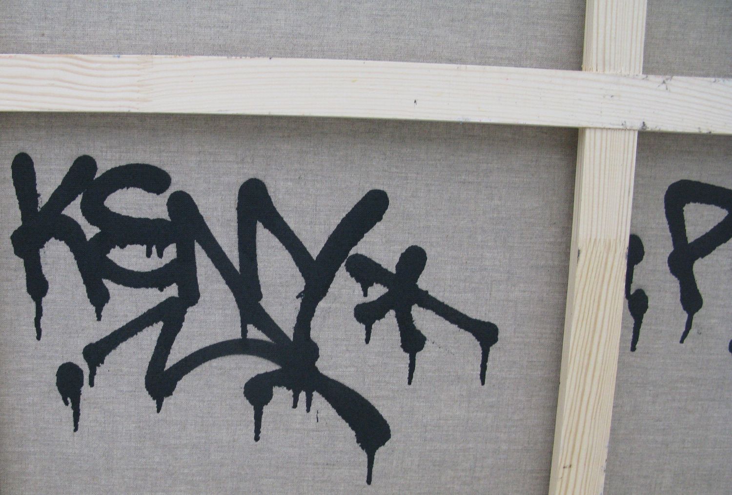 Tableau de KENY a pour titre COLORAMAX 4 style graffiti, street art dim : KENYprix:800