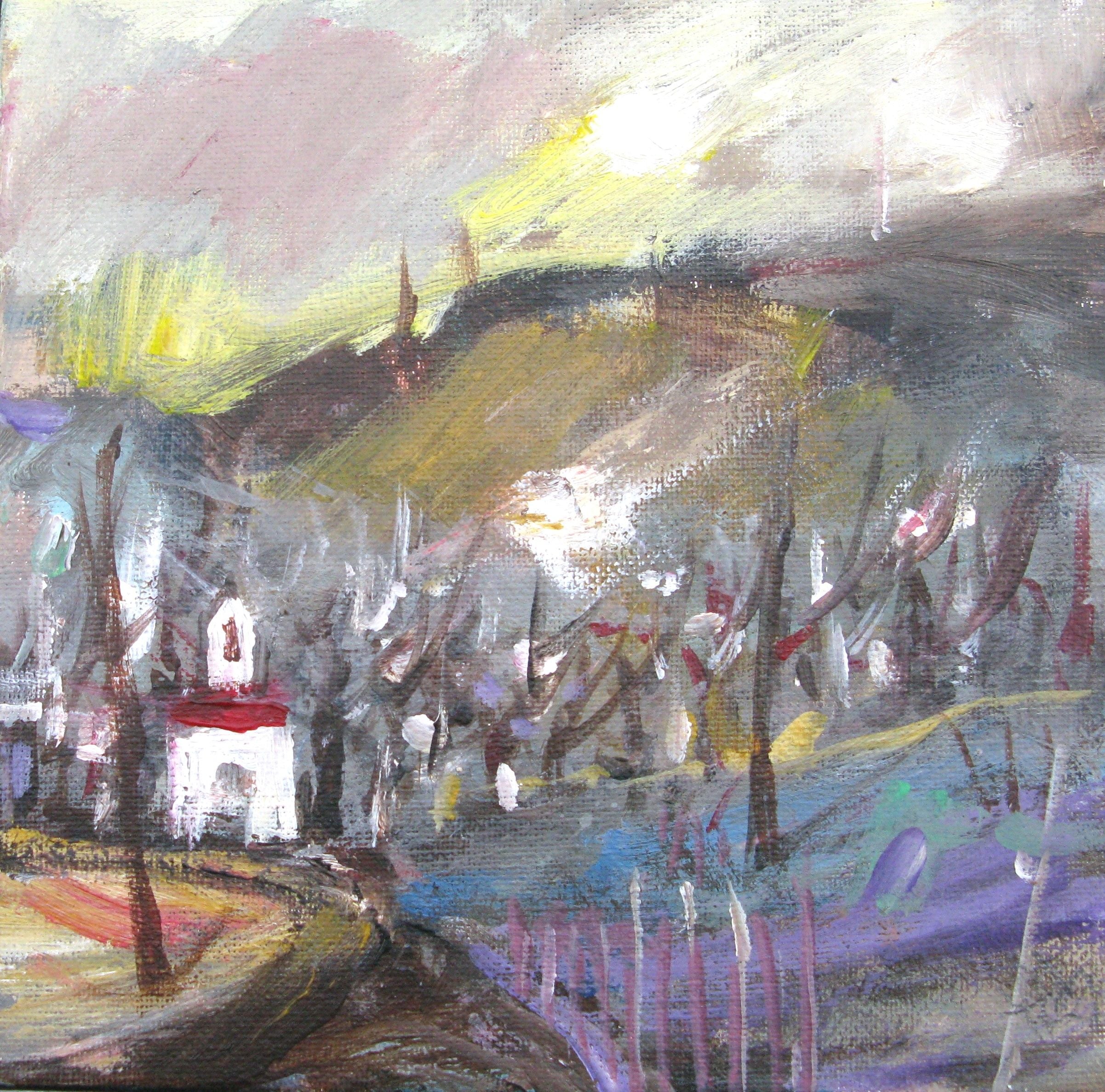 Tableau de IVAN TZONEV a pour titre SELO - S style figuratif dim : IVAN TZONEVprix:80
