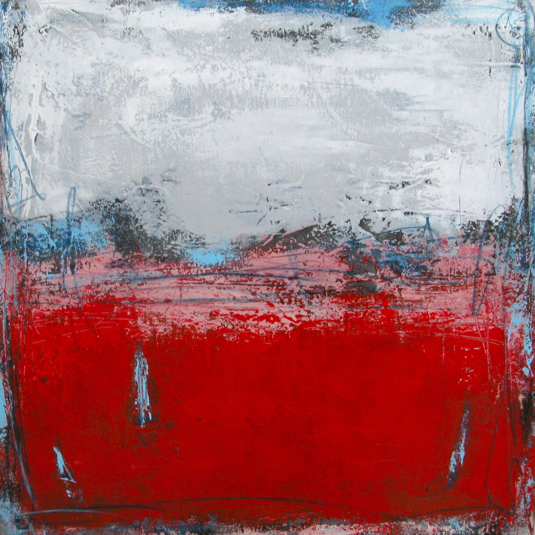 Tableau de TANIA CARRARA a pour titre NUANCES LAC SALÉ style abstrait dim : TANIA CARRARAprix:750