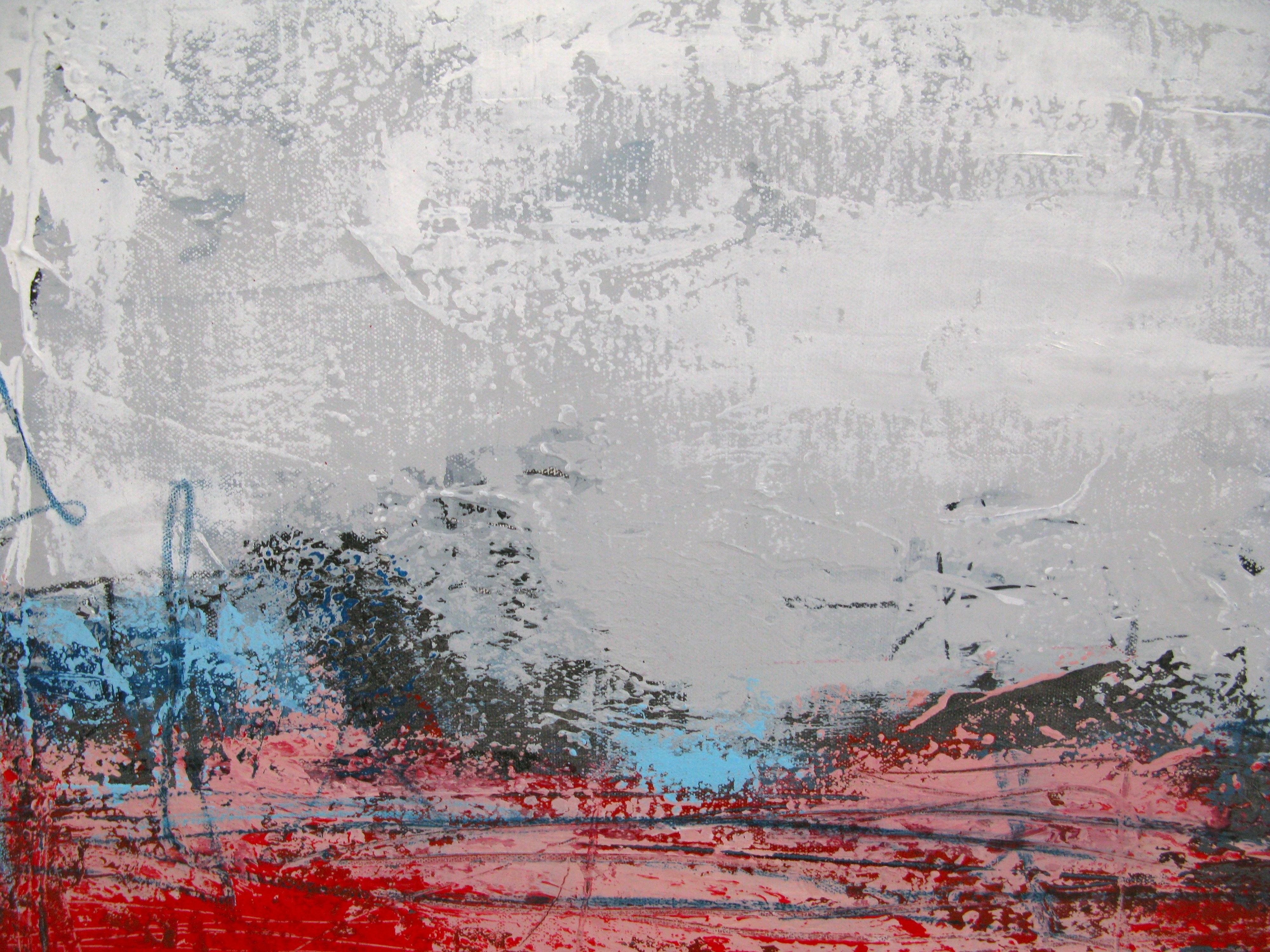 Tableau de TANIA CARRARA a pour titre NUANCES LAC SALÉ style abstrait dim : TANIA CARRARAprix:750