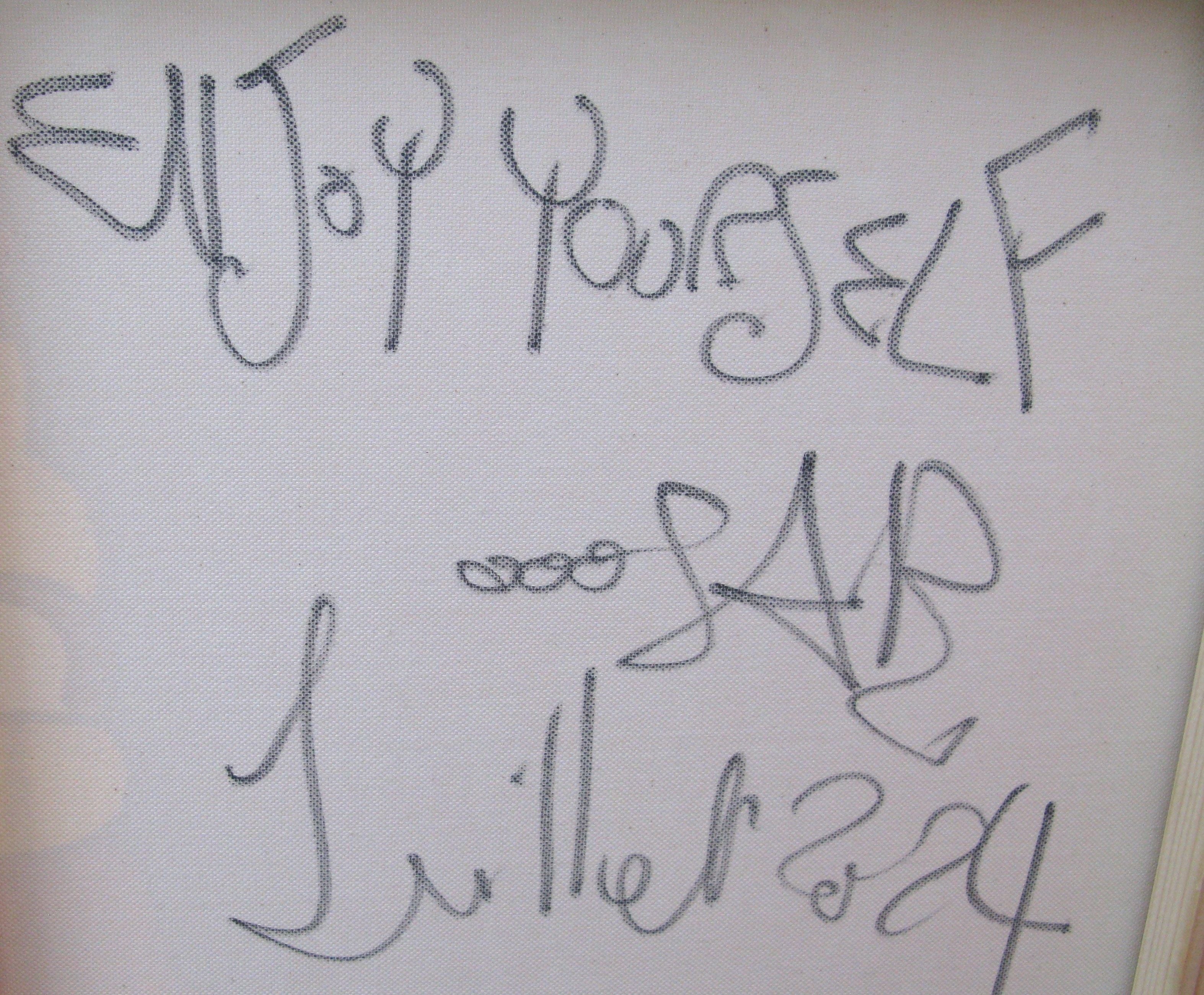 Tableau de RICO SAB a pour titre Enjoy yourself style street pop art, street art dim : RICO SABprix:800