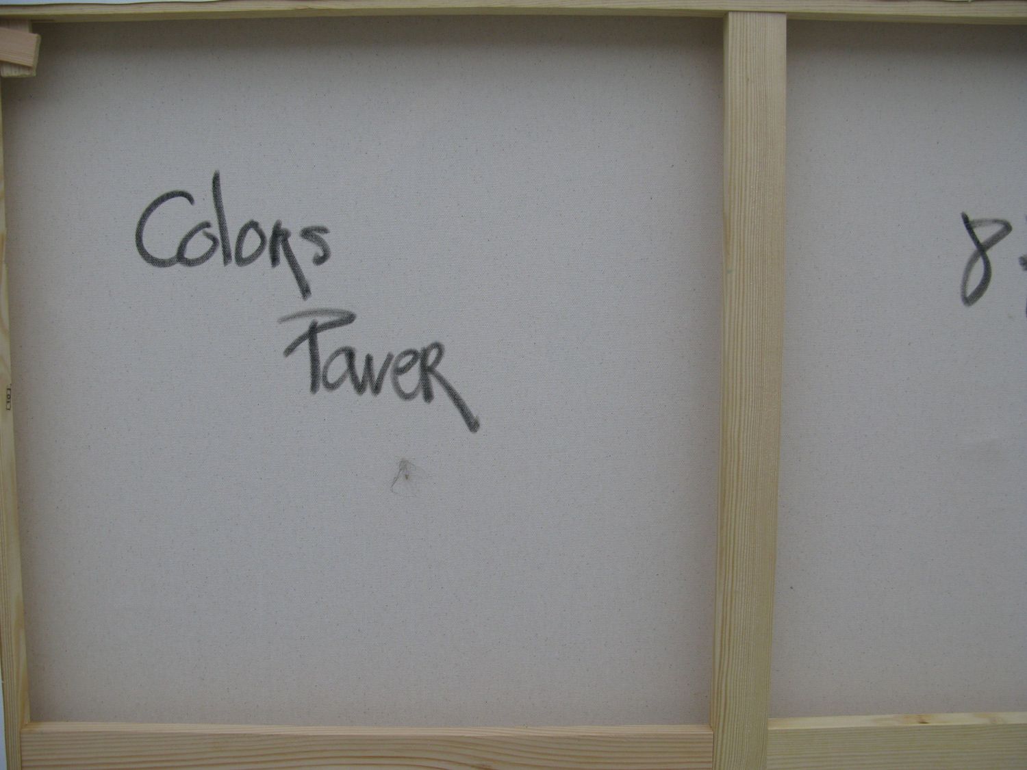 Tableau de CACOU a pour titre COLORS POWER style graphique dim : CACOUprix:850