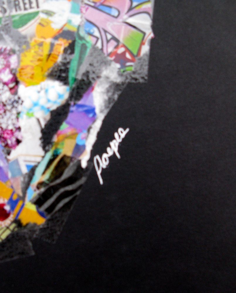 Editions d'art de FLOREPEA a pour titre What a mess! style street art, graphique dim : FLOREPEAprix:300
