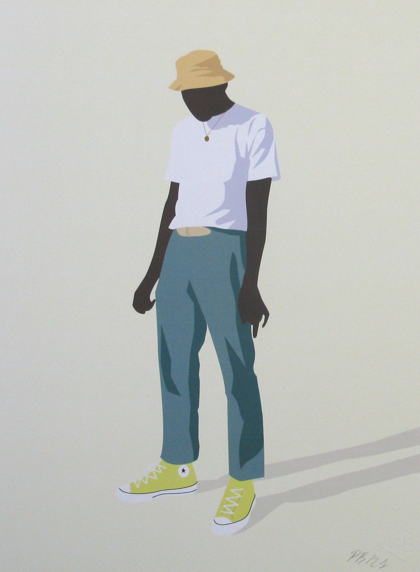 Editions d'art de Premiere Base a pour titre Tyler The creator 2 style figuratif dim : Premiere Baseprix:29
