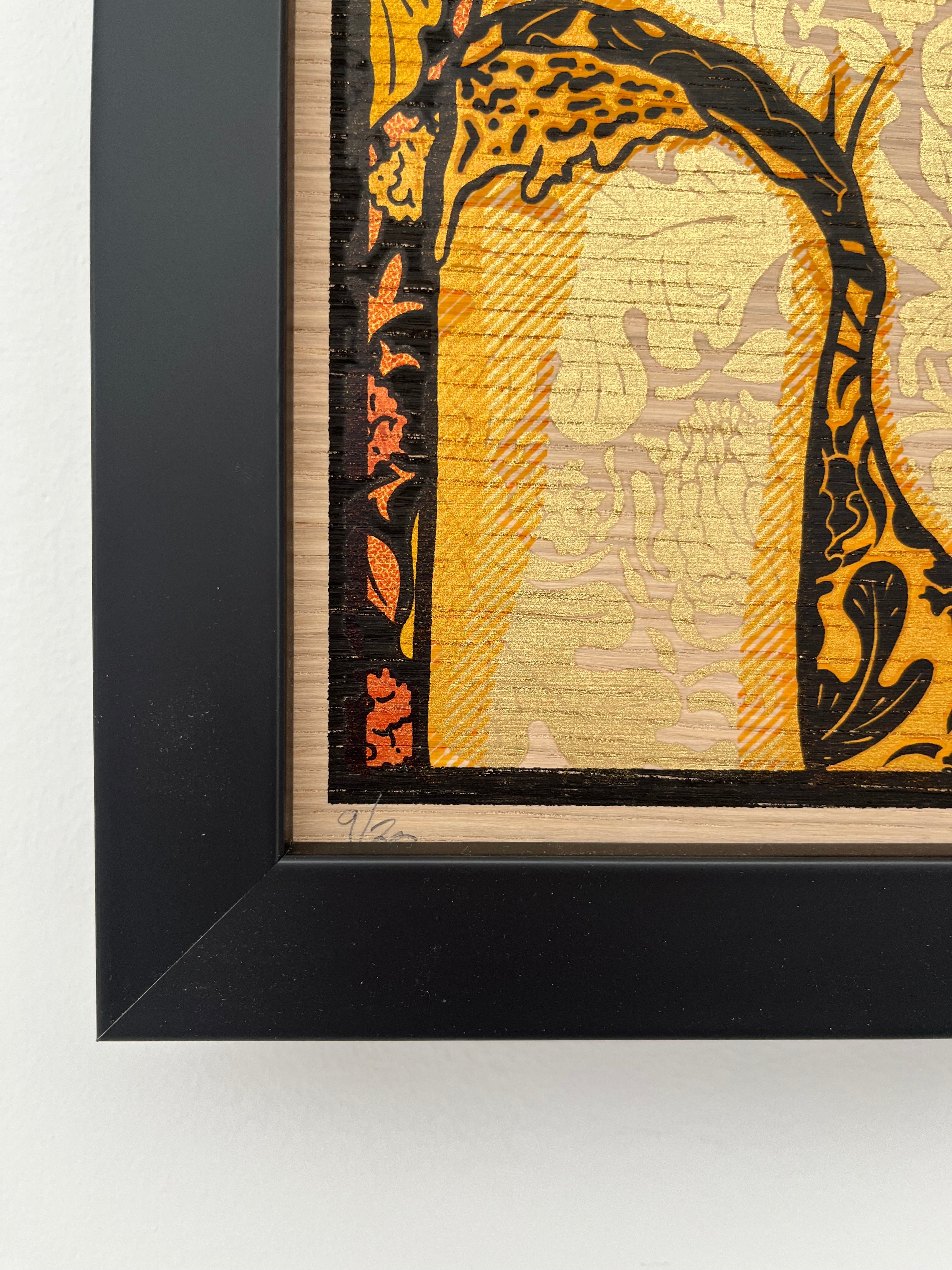 TWIN SISTERS wood panel