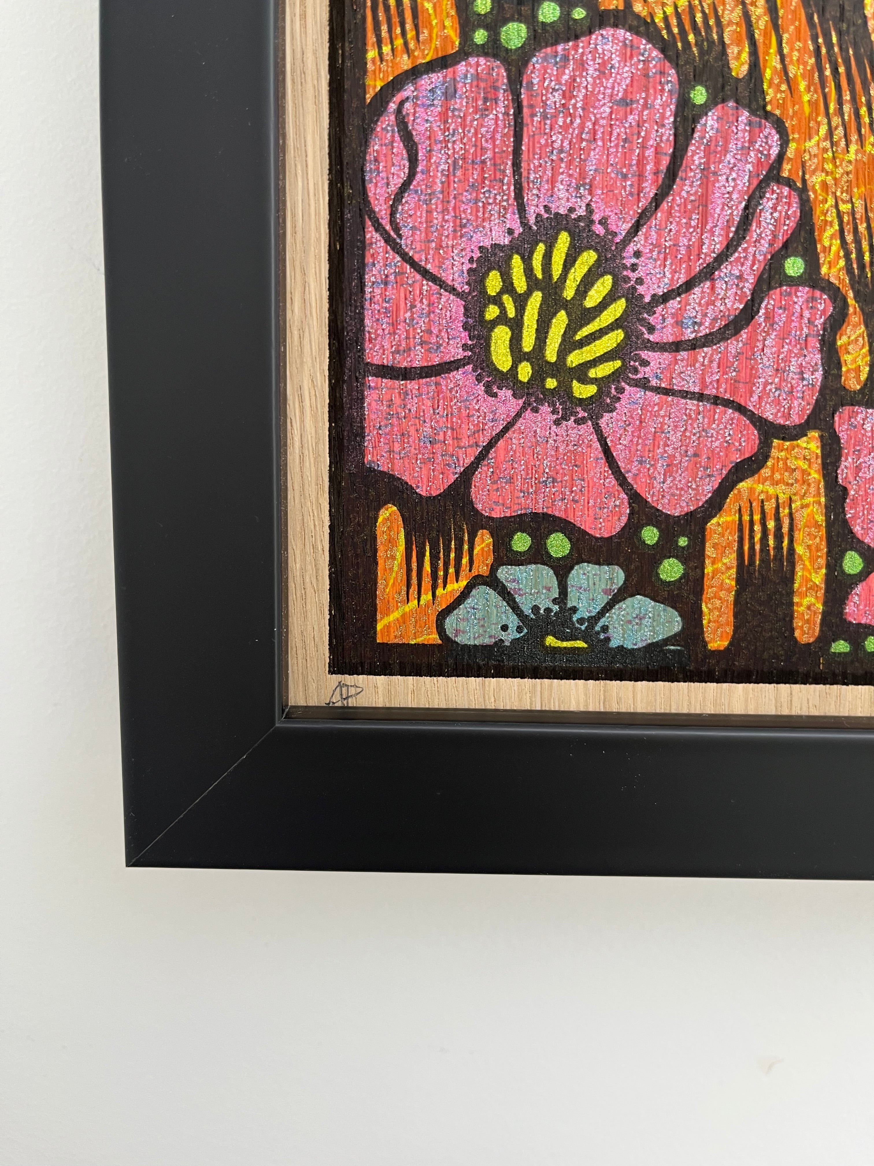 THE BACCHANTE wooden panel AP