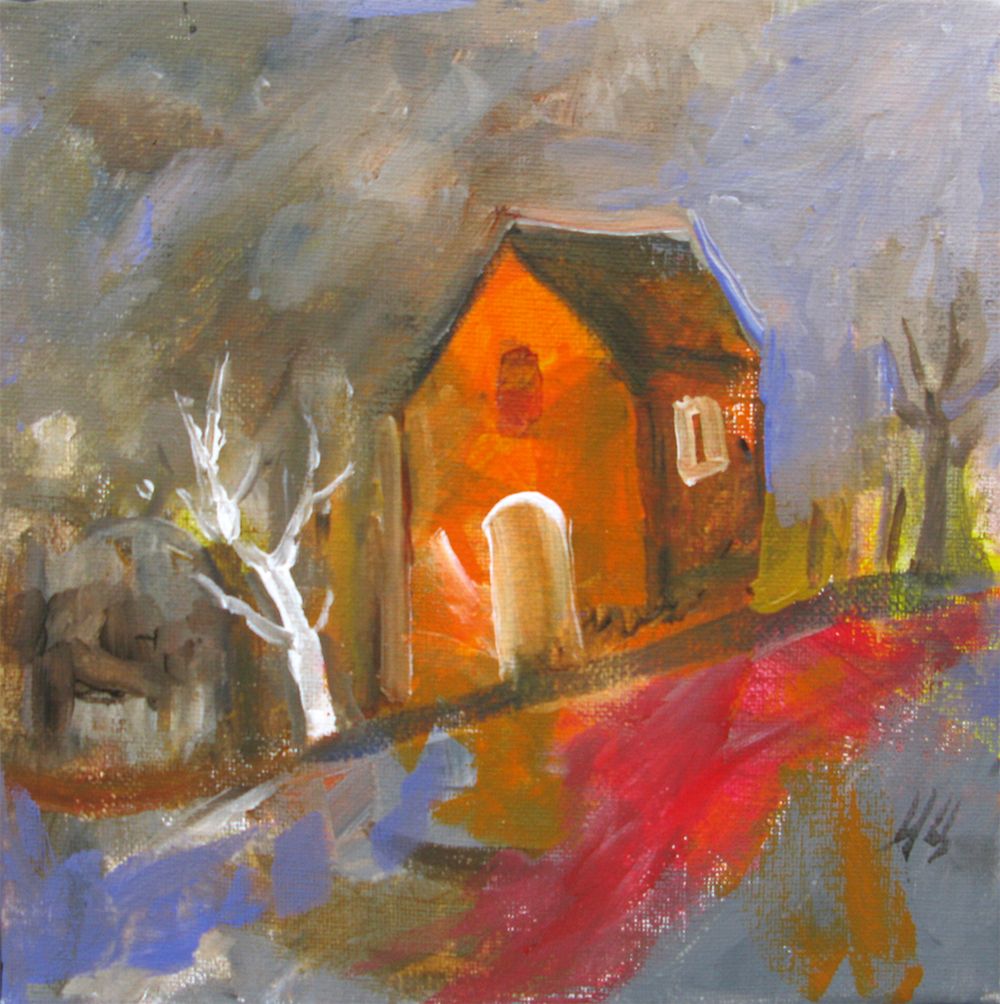 Tableau de IVAN TZONEV a pour titre SELO F2 style figuratif dim : IVAN TZONEVprix:80