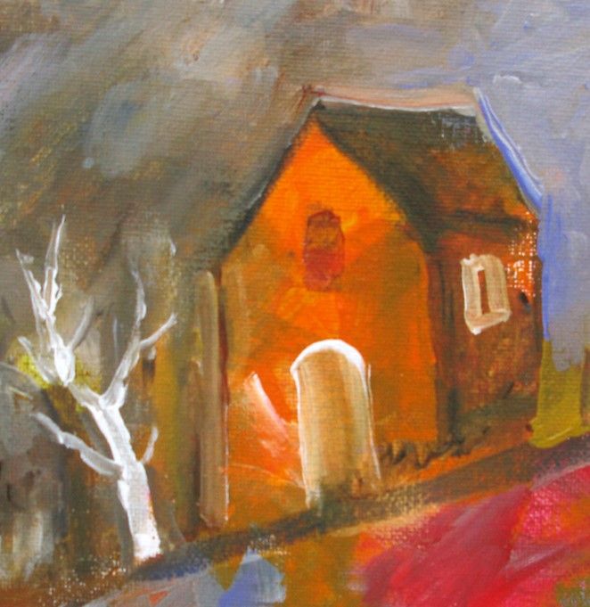 Tableau de IVAN TZONEV a pour titre SELO F2 style figuratif dim : IVAN TZONEVprix:80