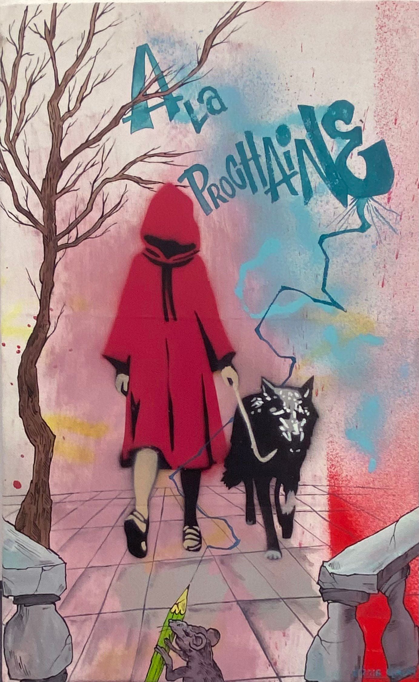 Tableau de Craig & Emer a pour titre A la prochaine style street art dim : Craig & Emerprix:220