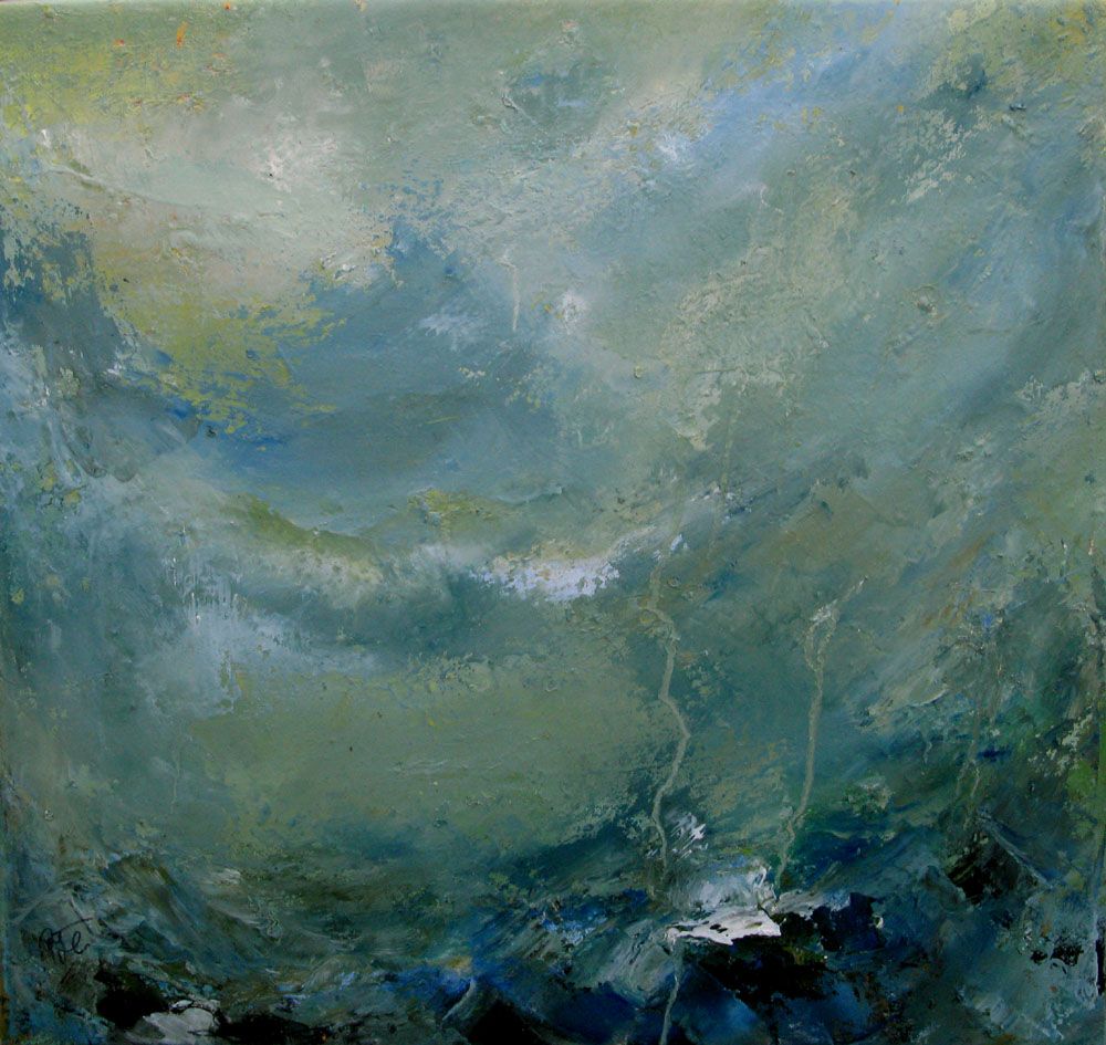 Tableau de PASCALE JACQUEMOND a pour titre ST style abstrait dim : PASCALE JACQUEMONDprix:220