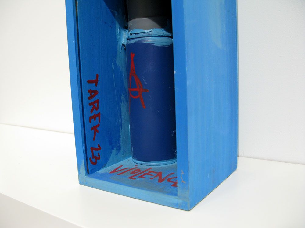 Sculpture de TAREK a pour titre Liberté style street pop art dim : TAREKprix:150