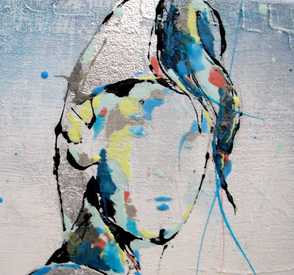 Tableau de AMANDYNE S. a pour titre LE CONQUISTADOR style figuratif dim : AMANDYNE S.prix:500