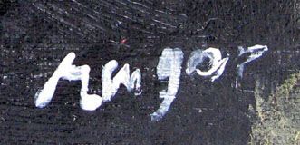 Tableau de RINGER HERVE a pour titre SANS TITRE style abstrait dim : RINGER HERVEprix:160