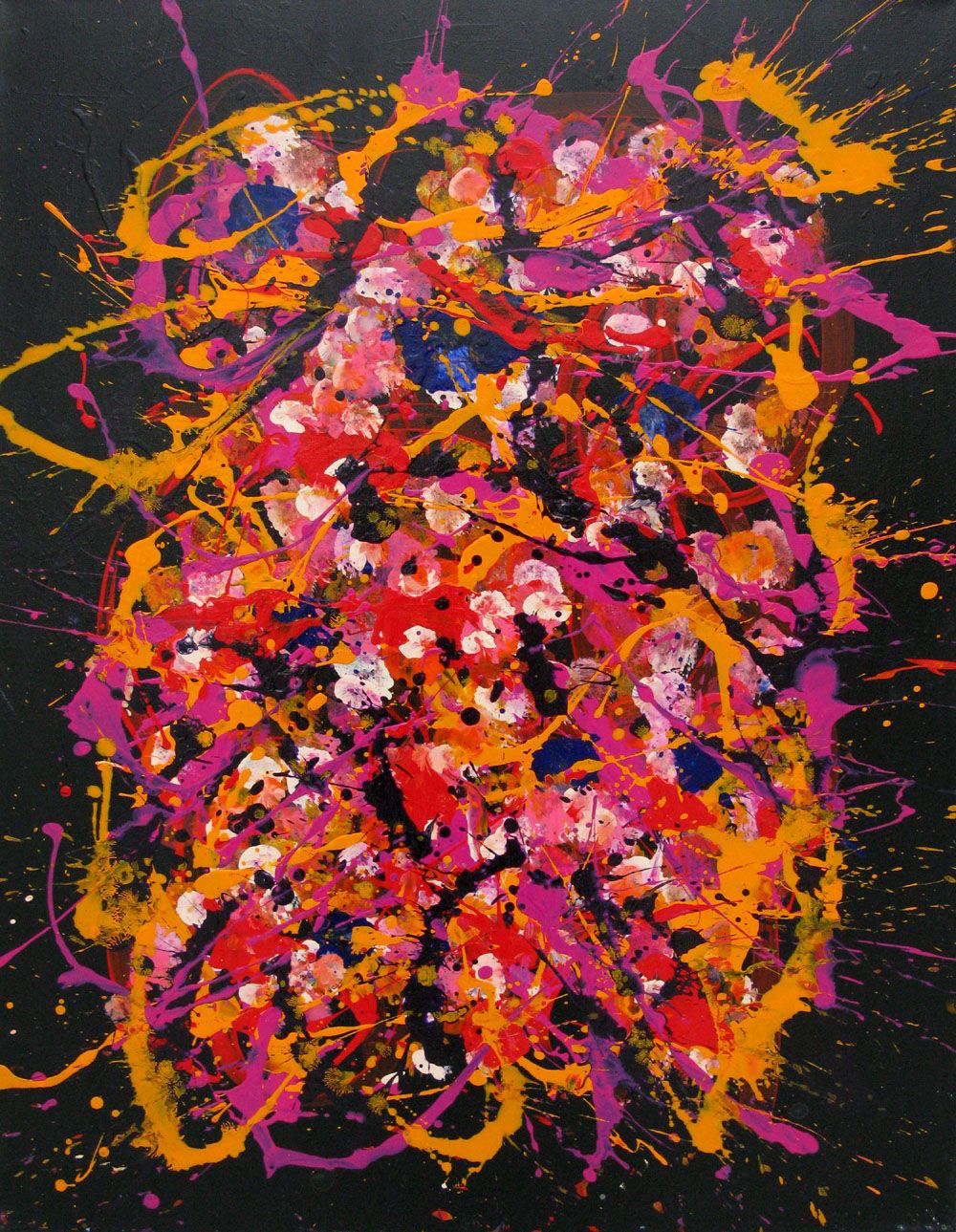Tableau de STEPHANE RIME a pour titre Serie noname C94 style abstrait dim : STEPHANE RIMEprix:590