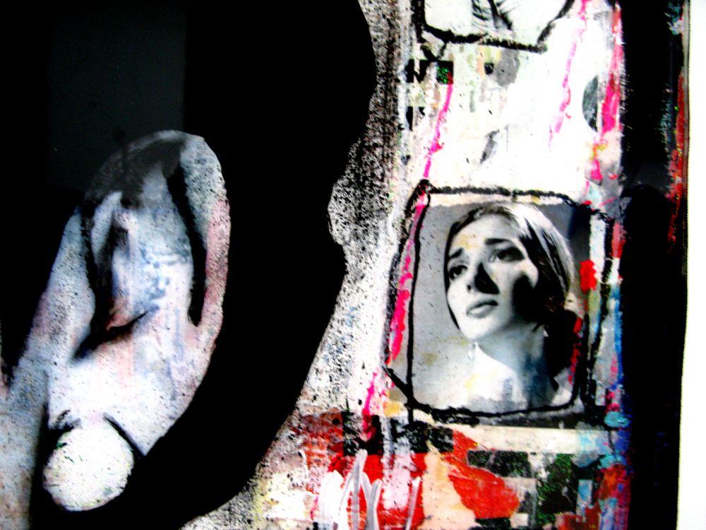 Tableau de THIERRY RASINE a pour titre Greek Diva style street pop art dim : THIERRY RASINEprix:1200