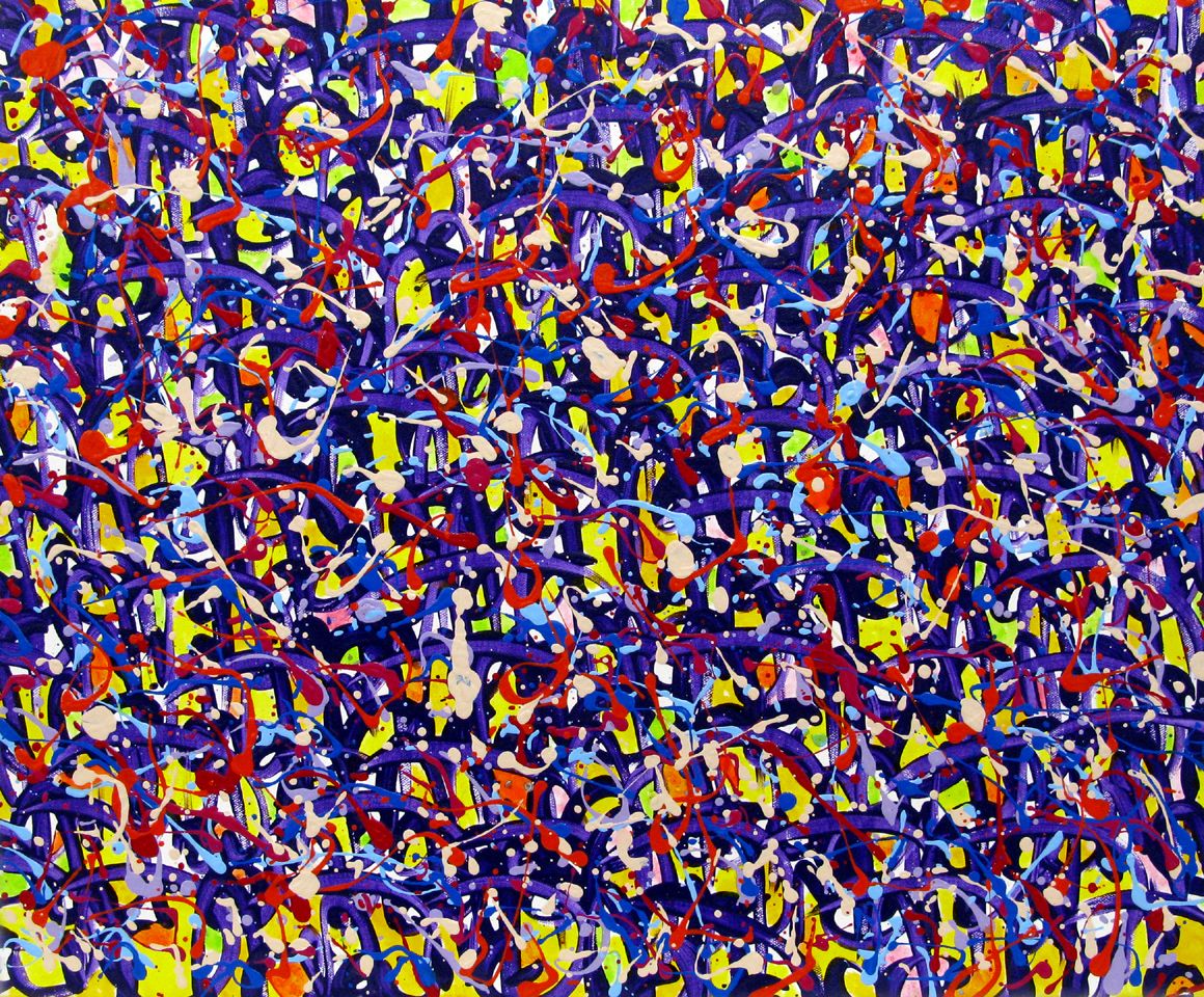 Tableau de STEPHANE RIME a pour titre noname D135 style abstrait dim : STEPHANE RIMEprix:430