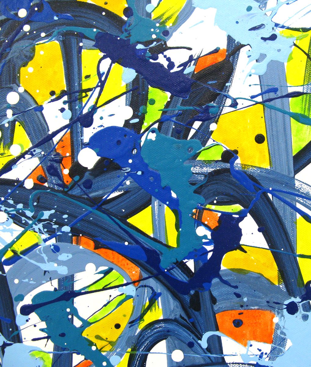 Tableau de STEPHANE RIME a pour titre NONAME D131 style abstrait dim : STEPHANE RIMEprix:590